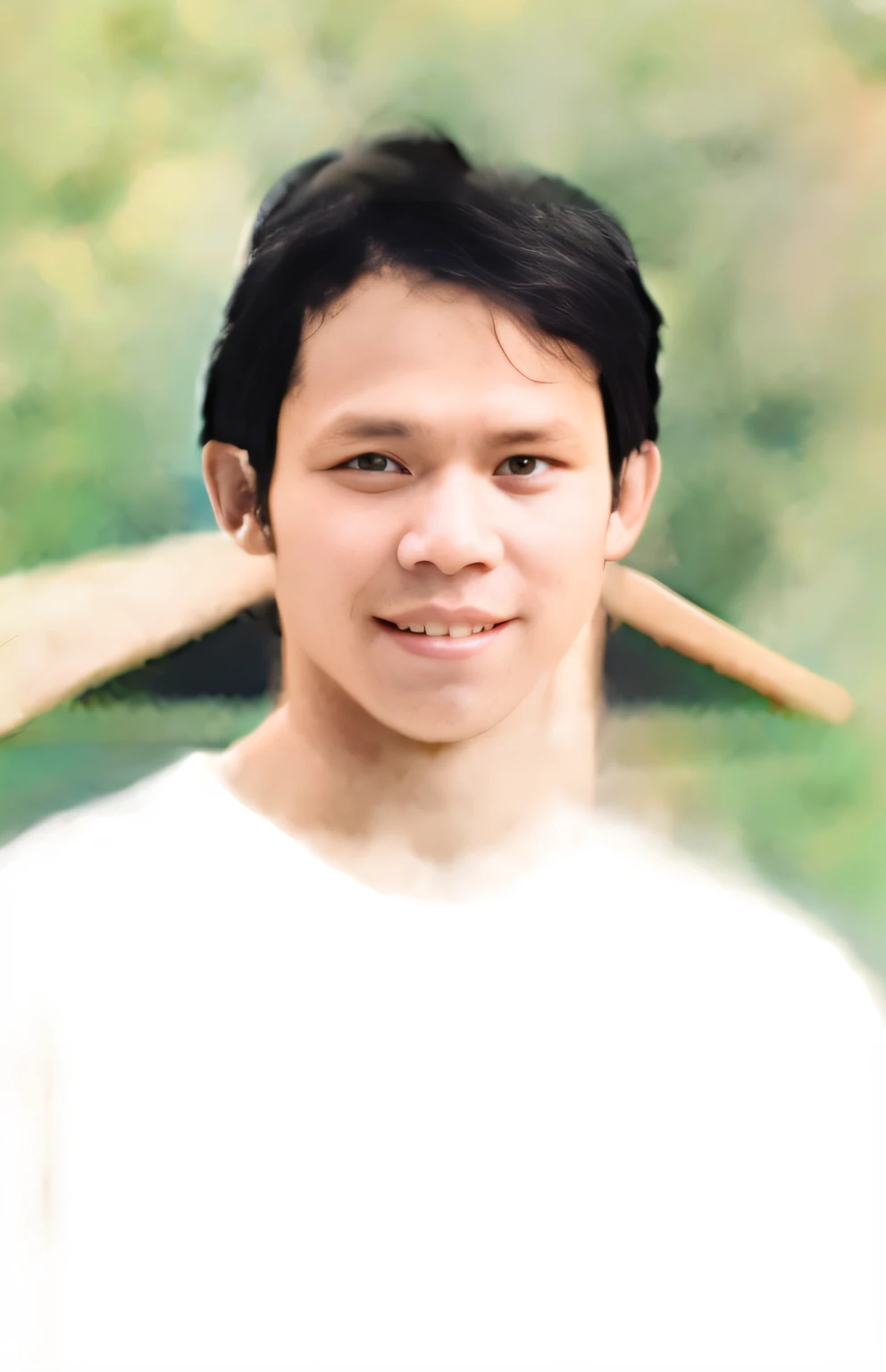 there is a man with a baseball bat on his shoulder, ramil sunga, inspired by Basuki Abdullah, random artist, digital artist, potrait, fanart, by Abidin Dino, inspired by Yosa Buson, full protrait, inspired by Erik Pevernagie, photo portrait, john jude palencar, anton, profile portrait