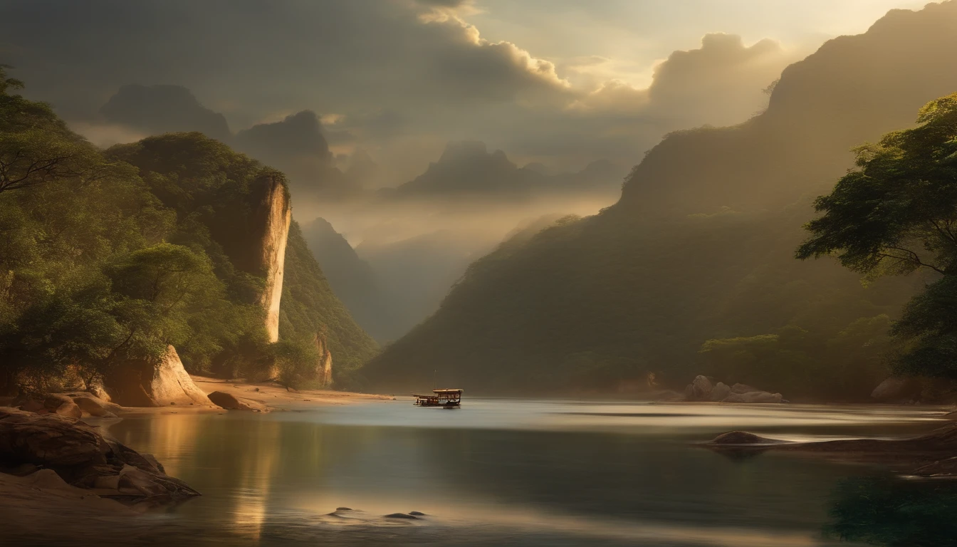 bestquality, masterpiece, ultra-high resolution, (photo-realistic:1.4), dreamlike,Fusion Art, Nakhon Phanom ,