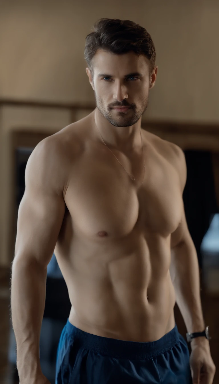 (8K, foto RAW, Higher quality) toma de cuerpo completo, ojos azules, 27 year old, white pale skin, cabello negro, guapo, mirada malvada, enojado, cabello corto, cabello oscuro, plano bajo, Realista, completamente desnudo, desnudo, (((1 pene perfecto:1.3))), 1 Amazing Penis, (((1 pene bonito: 1.2))), 1 pene hermoso, 1 pene grande, 1 pene masculino, escroto malo, escroto perfecto, estructura masculina, genitales masculinos, (((hermoso: 1.4))), frente, detalles intrincados, Extremely detailed eyes and eyelashes, Hombre musculoso, varonil, (((masculino:1.4))), (((dynamic pose:1.1))), ((pose de movimiento:1.1))), dim lighting, cinematography lighting, Retrato, Exposing the pectoral muscles, gay modelo masculino, musculoso, desgarrado, cuerpo definido, SLR digital, hipercalidad, Fujifilm XT3, Cristalino, 8K UHD, Alto detalle, Ultra foto realismo, pelo, ((Piel realista), ((poros)), ((piel de alto detalle) ), Light Volumetric, ingle, Far and complex 3D visualization, gran detalle, 1 joven apuesto (nsfw) mirando al espectador (Pureerosface_V 1:0.6), piel humana pura y genuina (pecho desnudo), Muscles, vivid detail, hiperrealista, hermoso fondo, renderizado de octanaje, mejor calidad, obra maestra, extremadamente detallado, Computer Graphics, unidad, fondos de pantalla (realistas, fotorrealistas: 1.37), impresionantes, finos detalles, obra maestra, mejor calidad, arte oficial, fondos de pantalla CG unity 8k extremadamente detallados, (((Cuerpo completo))), ((Estructura corporal correcta)), (((Correct dissection))), (((Profundidad de campo:1.5))), (((color azul correcto:1.4))), (((Correct Low Saturation Color: 1,5)))