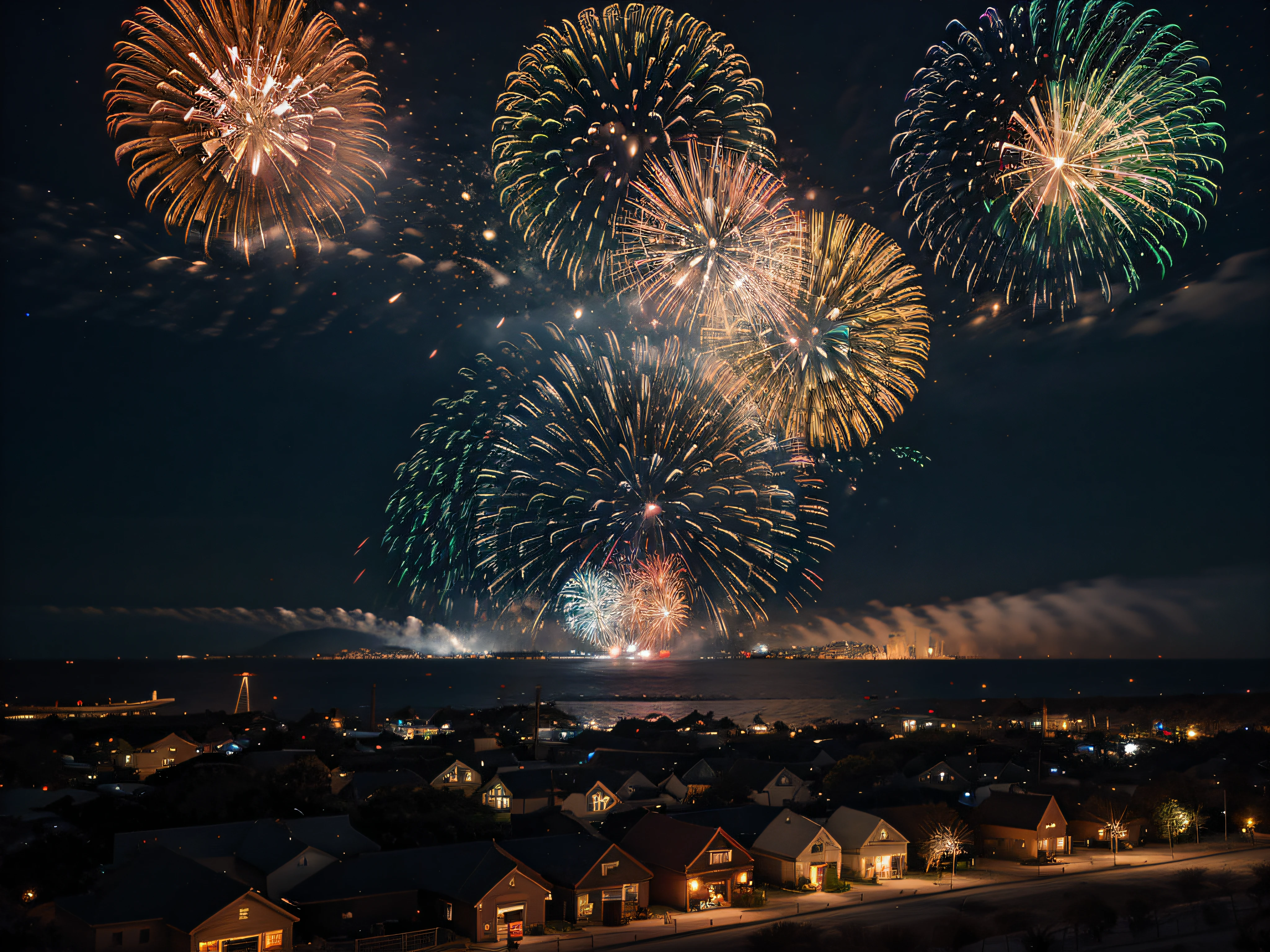 Fireworks Extravaganza: Ring in the New Year with a breathtaking display of fireworks lighting up the night sky.