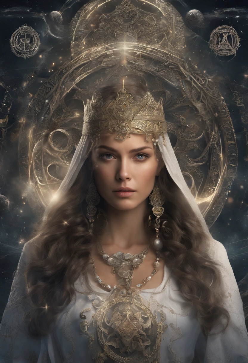 (masterpiece), (best quality:1.4), absurdres, [:intricate details:0.2], 1girl, Flowing robes, intricate magical circles, glowing runes, shimmering aura, intense focus, arcane incantations, crackling energy, levitating artifacts, ethereal staff, flickering candles, swirling mist, sparkling motes, mystical crystals, glowing sigils, intricate hand movements, otherworldly chanting, mysterious symbols, powerful invocation, transcendent awareness,