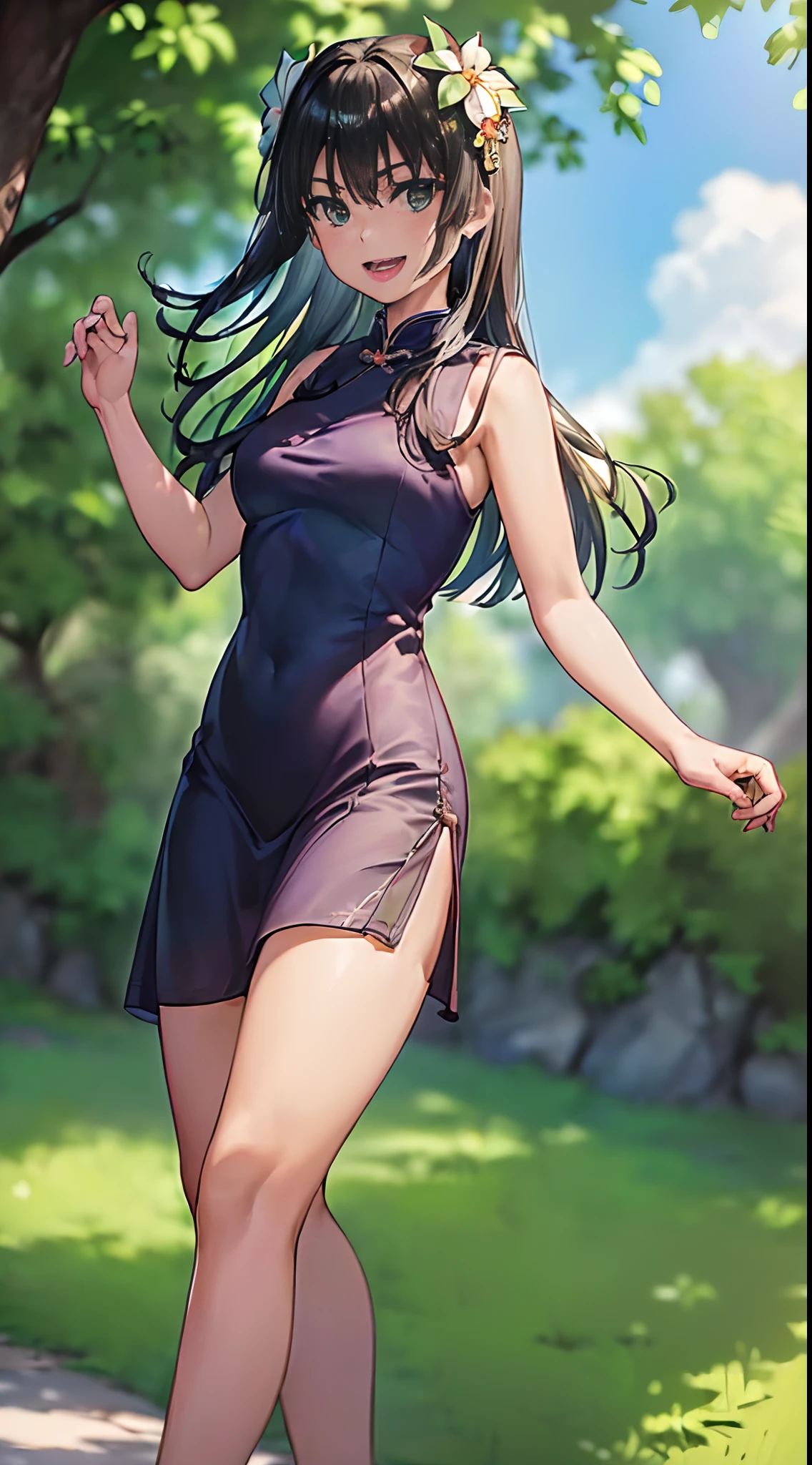High quality, (((8K, RAW, Best quality, Real: 1.5))), Ultra high quality, High resolution, Best quality, Perfect face, Perfect limbs, Perfect fingers, High resolution, (Rear view)), ((opening his arms, asking for a hug)), (((Rear view composition))), (((Focus on waist and lower body: 1.4))), (((Bare skin 1.3))), (((Nude 1.3))), (((Medium bust: 1.3))), (Night), (Wet), (Smooth), (Splashes: 1.1), (Flowing hair: 1.2), (Background with burning torches), (((Background with colorful tropical flowers and trees))), (((Background of a garden at a first-class resort hotel) )), (((Full hotel garden background: 1.5))), (((Beds arranged in the garden))), One girl, (((Smiling shyly: 1.5))), -- (Black hair, with bangs), ((Slim build 1.2)), (((Medium breasts 1.3))), ((Ponytail hairstyle 1.2)), --Adorable smile, Standing, Miniature human hand, Cartoon style, Perfect anatomy, Perfect proportions, Evening, Nice lighting, Bright colors, Clean lines, Information, Blurry, Stunning facial expression, Unsettled emotions, Gorge ,cute,detailed beautiful face and eyes,(masterpiece)beautiful face,young handsome girl,realistic and perfect skin,bokeh,stunning facial expression,restless emotion,gorgeous,cute,detailed beautiful face and eyes,(Audrey Hepburn),(),Blake,detailed cleavage beautiful skin,(cute type),(J-pop idol),(thighs,(depth of field),(depth of field),soft light,glittering lens gaze,(droopy eyes),straight teeth,shy smile,floating hair,scene from Blake's movie,cinema-like full color,4K,8K,16K ethnic,raw photo,must see,professional color grade,professional photo,soft and clean focus,realistic lighting and shading,(very delicate and beautiful artistic)1.3),
