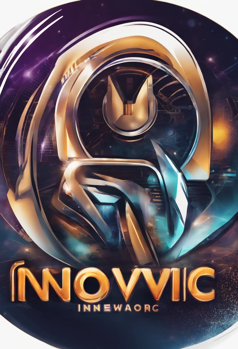 Draw a logo for a commercial style "Innovatronic" font design,background is white
