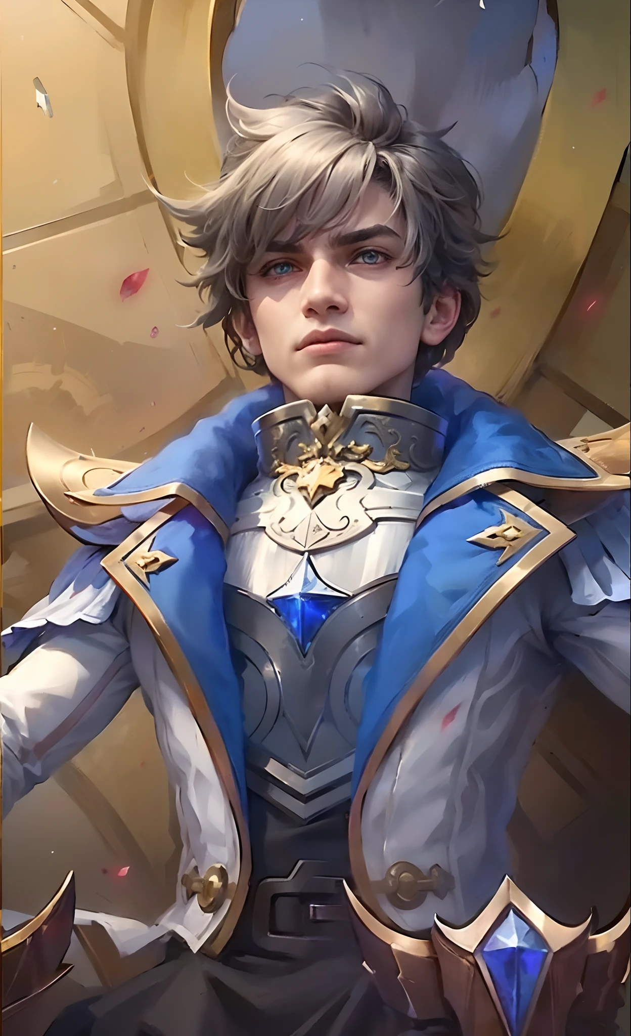 (Intricate Details, Masterpiece, Best Quality, High Resolution, 8k), (1man), (male:1.2), mature, dandy face, finely detailed eyes and face, toned body, masculine appeal, commanding presence, hot stud, bulging biceps and triceps, well-developed quadriceps and hamstrings, light skin, burgundy straight layered bangs hair, aquamarine eyes,  ornate details,  portrait, solo, half shot, looking down, detailed background, detailed face, (cogpunkai, cogpunk theme:1.1),  tech-mage,   [magic|technology], melding of spellcraft and advanced technology,  intricate [spellcasting clothes|mechanical gear], gear shaped glyphs,  ancient crystals,  [gears|ancient spell],  floating particles,  [innovative|enchanting] aura, high tech vehicle in background,   , finely detailed background, Depth of Field, VFX, young man and handsome