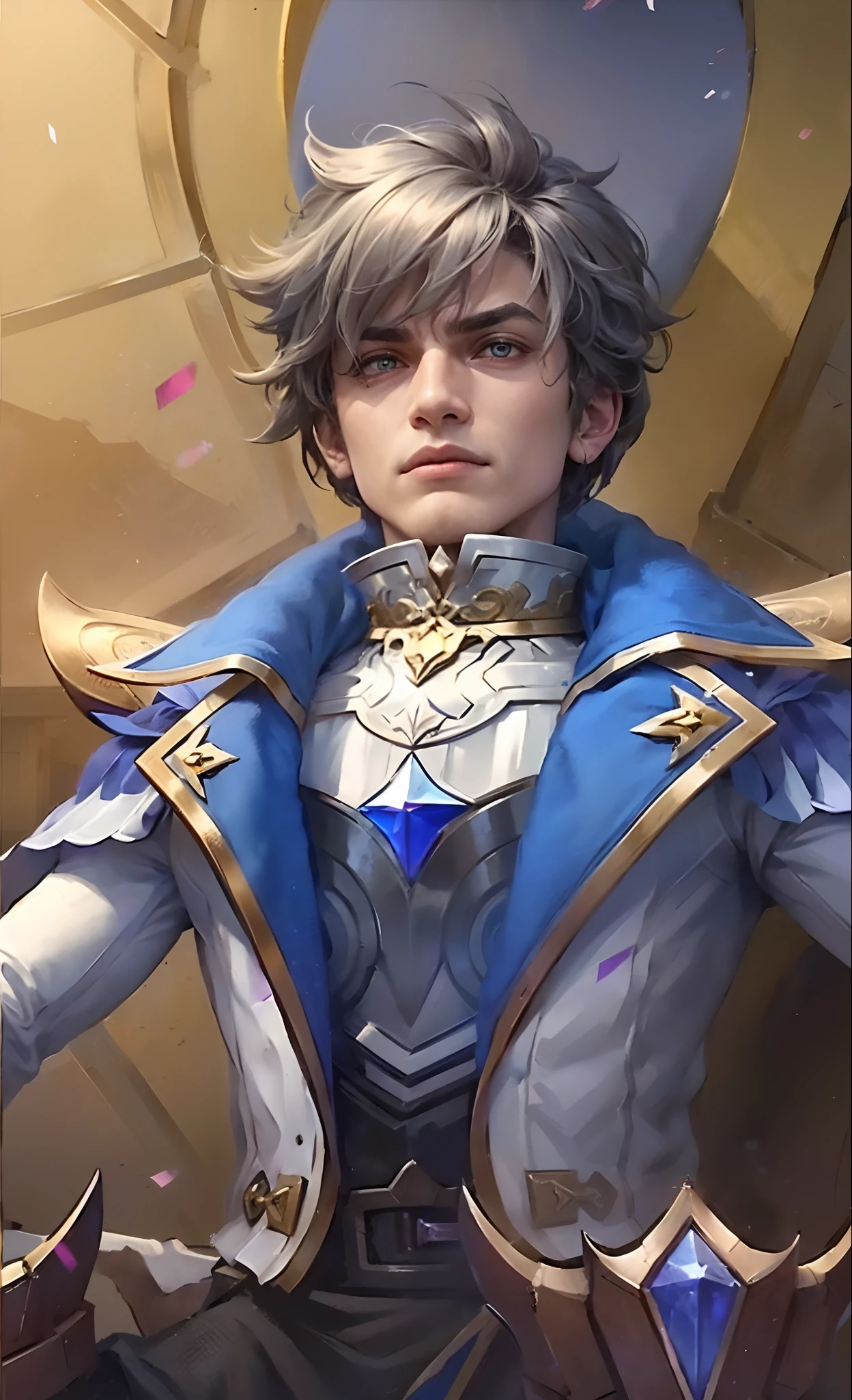 (Intricate Details, Masterpiece, Best Quality, High Resolution, 8k), (1man), (male:1.2), mature, dandy face, finely detailed eyes and face, toned body, masculine appeal, commanding presence, hot stud, bulging biceps and triceps, well-developed quadriceps and hamstrings, light skin, burgundy straight layered bangs hair, aquamarine eyes,  ornate details,  portrait, solo, half shot, looking down, detailed background, detailed face, (cogpunkai, cogpunk theme:1.1),  tech-mage,   [magic|technology], melding of spellcraft and advanced technology,  intricate [spellcasting clothes|mechanical gear], gear shaped glyphs,  ancient crystals,  [gears|ancient spell],  floating particles,  [innovative|enchanting] aura, high tech vehicle in background,   , finely detailed background, Depth of Field, VFX, young man and handsome