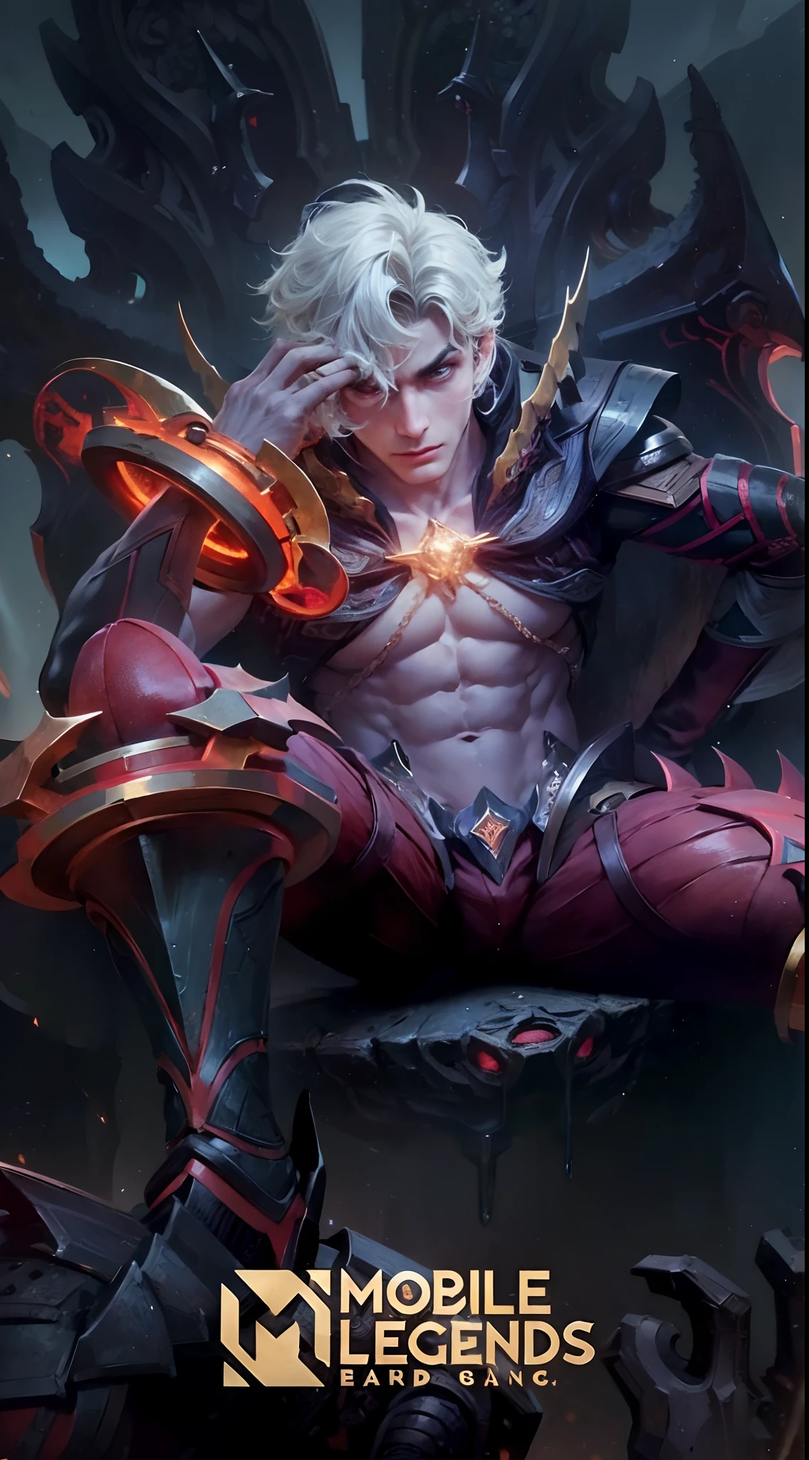 (Intricate Details, Masterpiece, Best Quality, High Resolution, 8k), (1man), (male:1.2), mature, dandy face, finely detailed eyes and face, toned body, masculine appeal, commanding presence, hot stud, bulging biceps and triceps, well-developed quadriceps and hamstrings, light skin, burgundy straight layered bangs hair, aquamarine eyes,  ornate details,  portrait, solo, half shot, looking down, detailed background, detailed face, (cogpunkai, cogpunk theme:1.1),  tech-mage,   [magic|technology], melding of spellcraft and advanced technology,  intricate [spellcasting clothes|mechanical gear], gear shaped glyphs,  ancient crystals,  [gears|ancient spell],  floating particles,  [innovative|enchanting] aura, high tech vehicle in background,   , finely detailed background, Depth of Field, VFX, young man and handsome