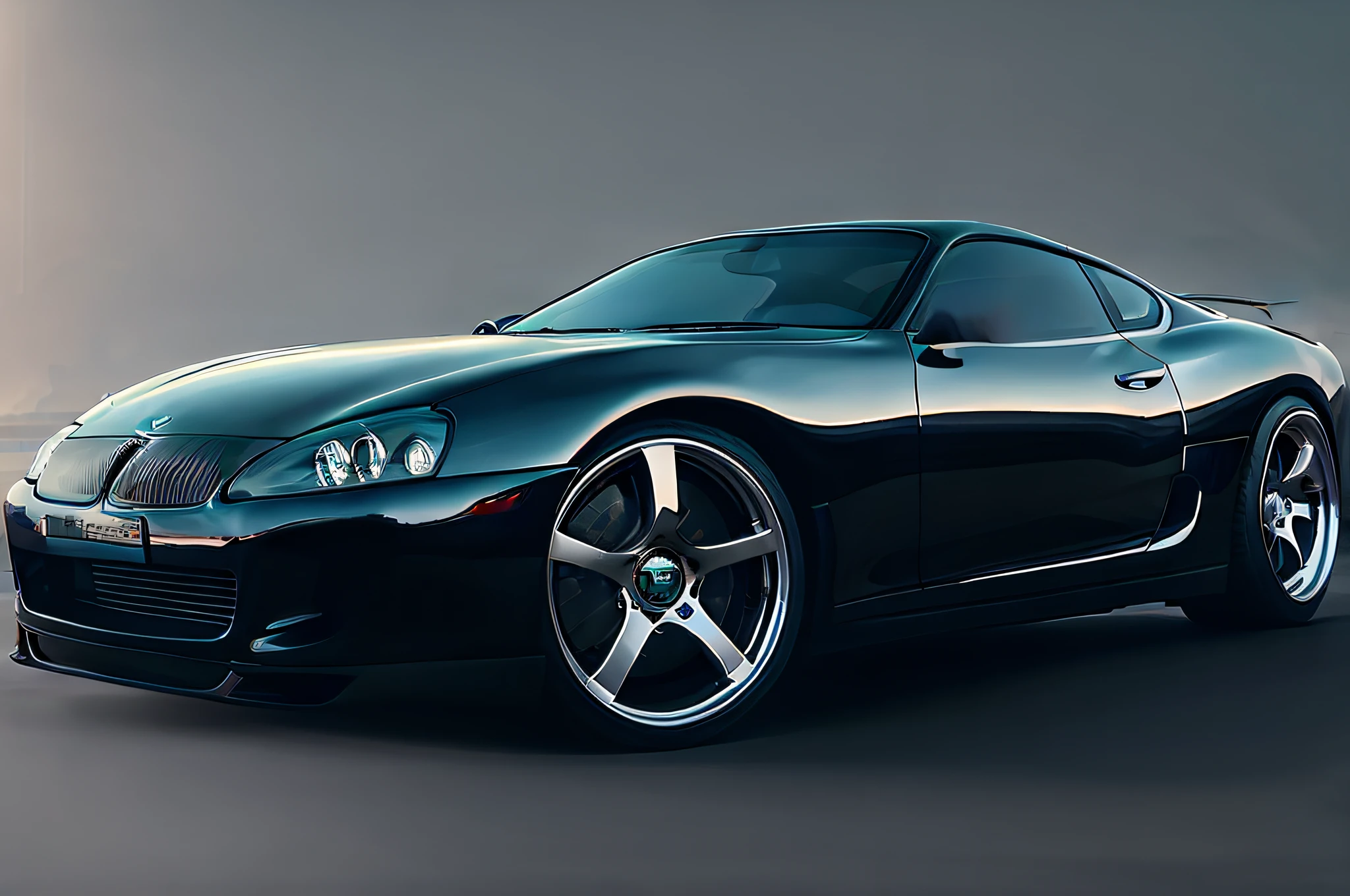 A sports car with headlights, fine line art, s clean lines, inspired by Harry Haenigsen, high detal,automotive design art,sharp lineart, Line Art - N 9, perfect lineart, realistic line drawing, sports cars, Elegant, car design,Modeling rendering,bmw,High-precision details