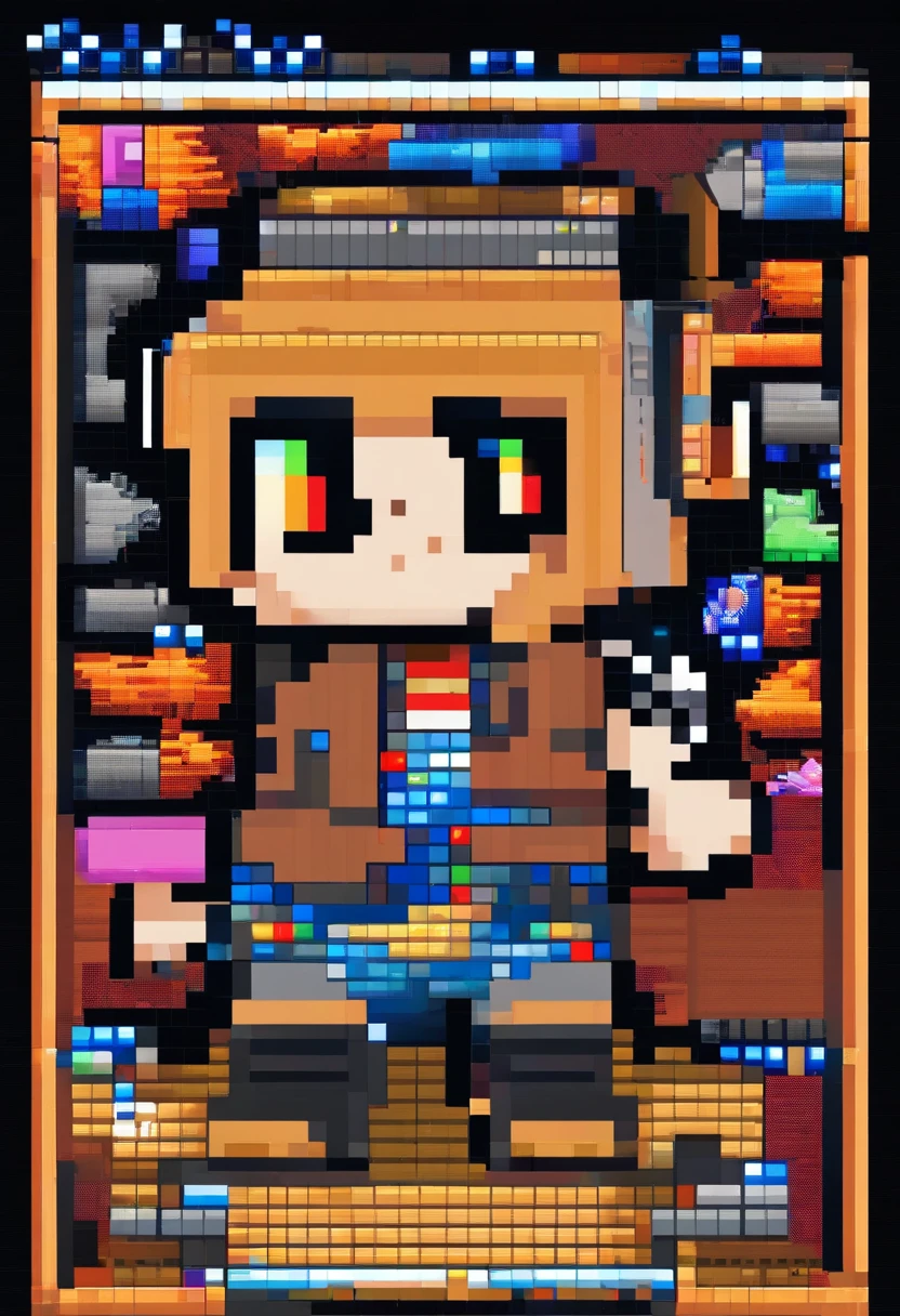 Contra 2nd Generation FC Edition,Pixel wind,Highlight the title,with black background。