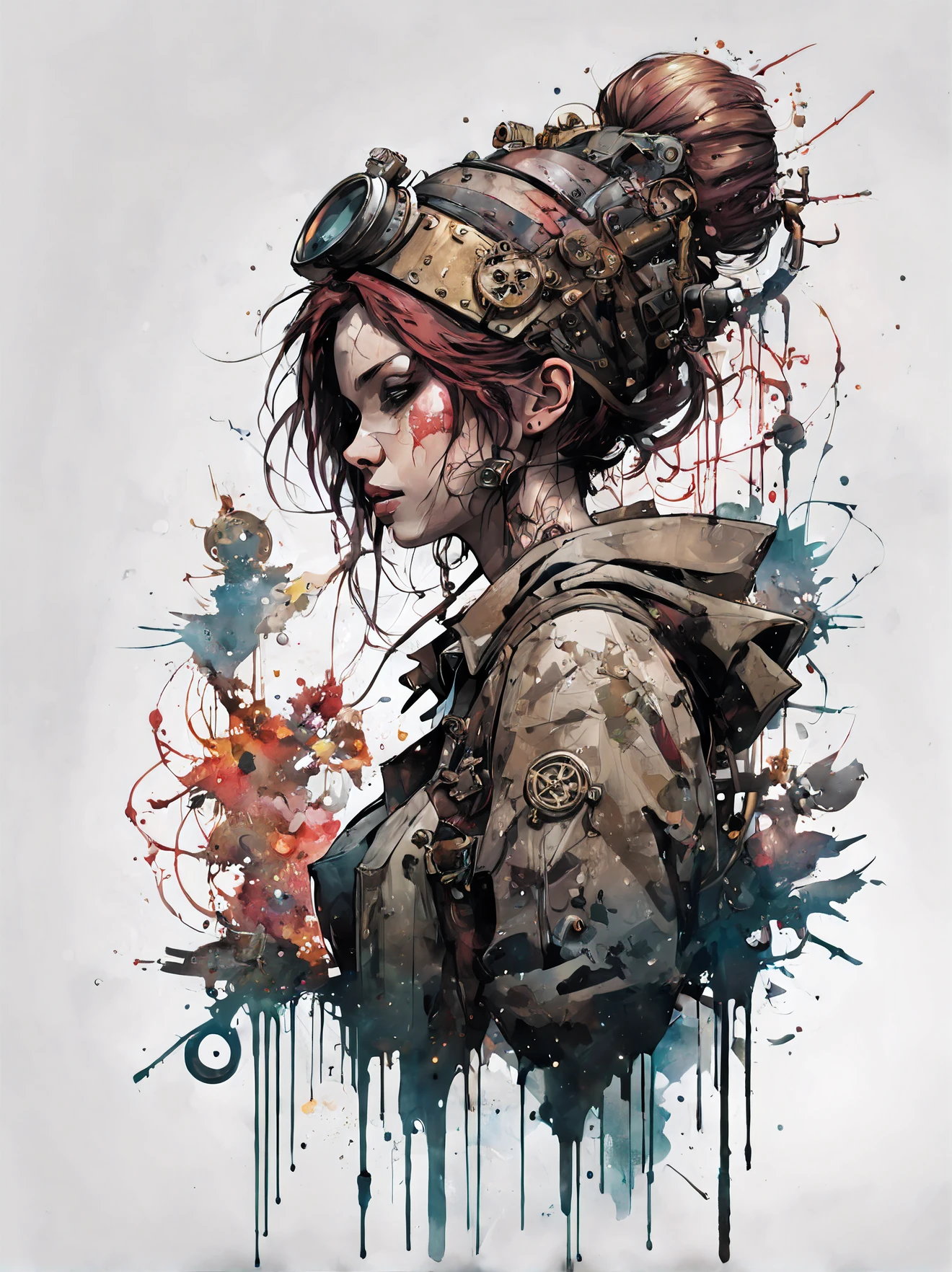 disney banksy art sticker, fantasy character, soul, digital illustration, comic book style, steampunk ????, perfect ???????, centered, approaching perfection, dynamic, highly detailed, watercolor painting, artstation, concept art, soft, sharp focus, illustration, art by Carne Griffiths and Wadim Kashin