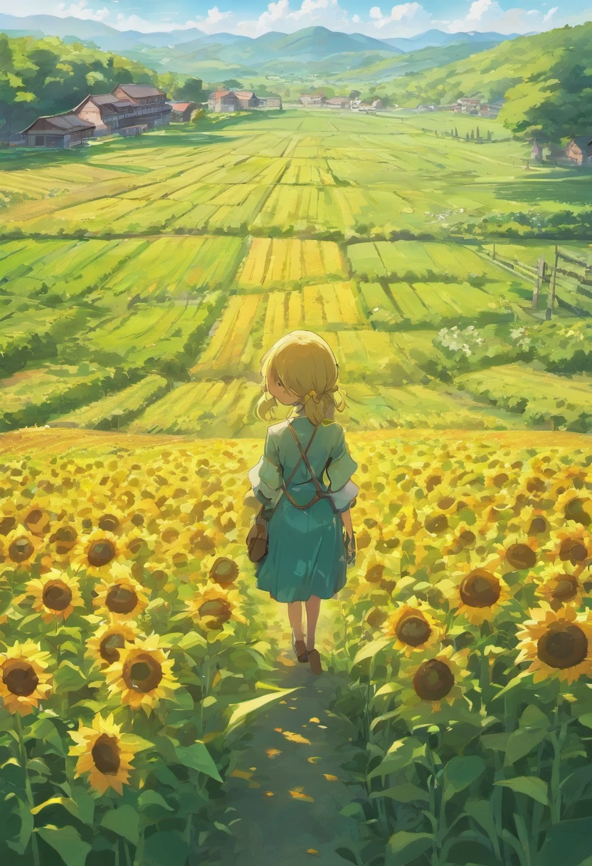 (best quality,4k,8k,highres,masterpiece:1.2),ultra-detailed,(realistic,photorealistic,photo-realistic:1.37),droneshot,a big mansion,farming field,warehouses,green and lush landscape,serene atmosphere,impressive architecture,vibrant colors,clear blue sky,strong sunlight,rustic charm,,studio lighting,expansive view,detailed texture,crisp details,professional,harvest in progress,agricultural activities,busy workers,livestock grazing,sunflowers in bloom,wheat fields stretching to the horizon,lush green trees surrounding the property,well-maintained gardens,manicured lawns,distant mountains providing a picturesque backdrop,dangerous and serene environment.