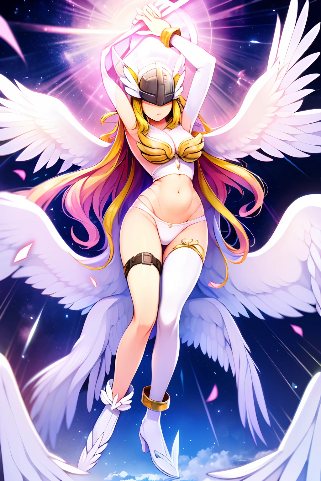 Angewomon，1girll，Beautiful body