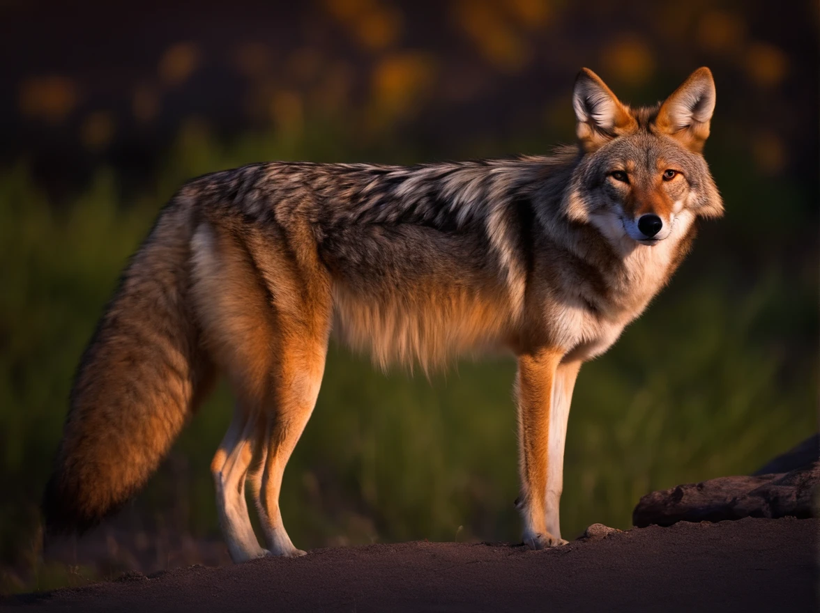 the night，coyote