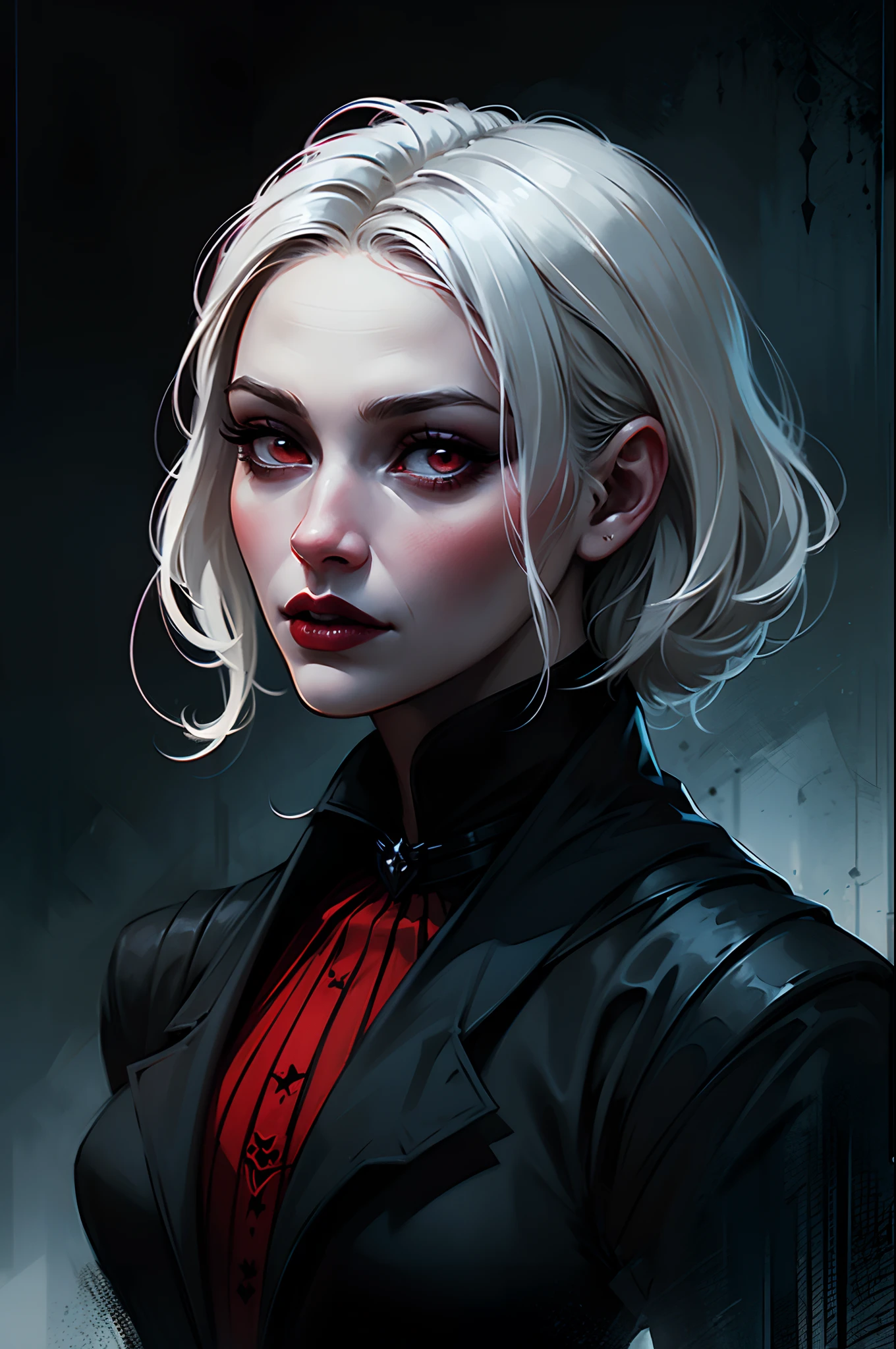 face 
of 1 beautiful  woman, office suit, coat, shirt,
silver hair
(Sui Ishida, )
(masterpiece, best quality),