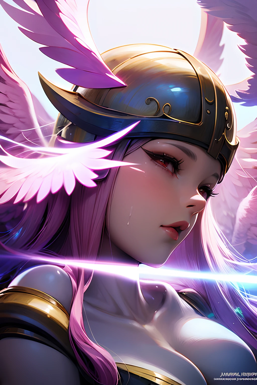 Angewomon,1girll,face closeups
