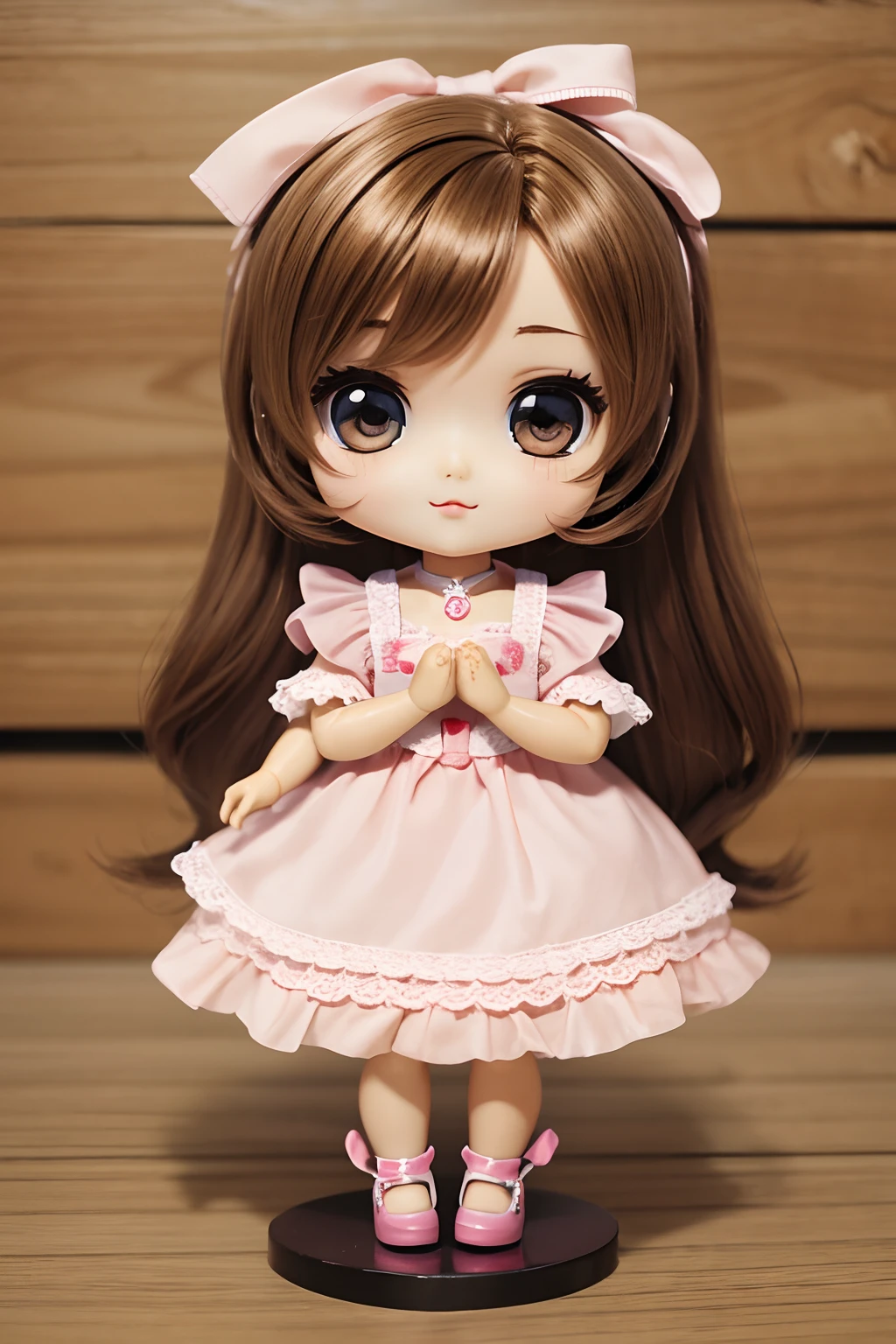 a beautiful chibi girl girl doll crisp 8k from gari, estilo chibi