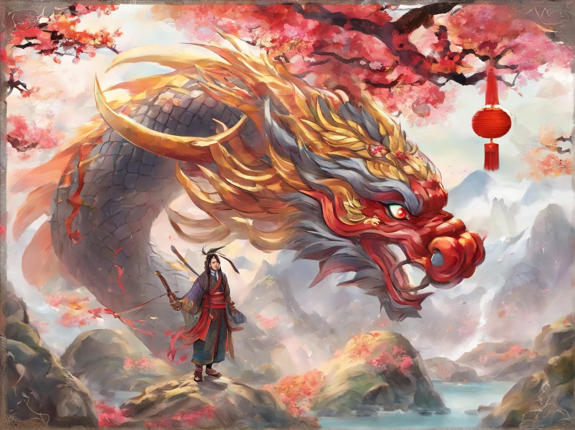 Ah Chang is an ordinary teenager living in a Zhuang village，He's smart and smart，Love adventure，Always thinking about doing something big to prove your bravery and wisdom。One day，He heard a magical story of immortals，It is said that the immortals live in a mysterious mountain not far from the village，There are endless treasures and magical powers there。Ah Chang decided to go looking for this immortal，So he packed his bag，Embarked on a journey to the mountains。Along，He encountered all kinds of difficulties and challenges，But he was always able to solve them one by one with his ingenuity and courage。
One day，Achang came to a high mountain，There is a seemingly unclimbable steep cliff on the mountain，It is covered with sharp rocks and dense thorns。But Achang was not intimidated，He thought of a way。He found a long rope，And tied it to a huge tree，Then he quickly climbed onto the rope，Step by step, climbing the cliffs。finally，Ah Chang successfully climbed the cliff，He was amazed by what he saw。He saw a beautiful immortal mansion，The flowers and plants around the mansion are bright，Full of aura。In front of the mansion，An immortal is practicing exercises。Ah Chang stepped forward，Respectfully ask the immortals for advice："Honored immortals，I came to learn from you to practice，Can you impart some of your exercises and wisdom?？The immortal looked at Ah Chang，Said with a smile："Young man，I admire your courage and cleverness。I would like to teach you some exercises，But before that，You have to pass two tests。Ah Chang was excited after hearing this，He immediately agreed to the immortal's request。
The first test requires Ah Chang to find a fairy fruit on a steep mountain。Ah Chang began his journey，He climbed over huge rocks，Stepped through dangerous stone crevices，Finally reached the peak of the mountain。up there，He saw a shining fruit in the distance，His eyes lit up，Decided to look for it。Sin embargo，This fruit is protected by a huge evil dragon。The evil dragon's eyes flashed coldly，Pounce on Ah Chang。Ah Chang saw this，Immediately pulled out his own dagger，Try to defend against dragon attacks。But dragons are very powerful，Ah Chang's dagger did not scratch any scars on its dragon scales。Achang began to think about how to deal with it，He noticed a bright red bead on the dragon's neck，So he whispered the incantation，Trying to put the dragon into a deep sleep。The spell was launched，Sure enough, the evil dragon gradually closed his eyes，Ah Chang took the opportunity to seize the precious fruit。Ah Chang successfully passed the second test，He brought the immortal fruit back to the immortal mansion。The immortal saw the fruit in Ah Chang's hand，A satisfied look appeared："Young man，You have shown great courage。Next，There is one final test waiting for you。"Achang eagerly awaited the final test，He was convinced that he could pass，Become a true hero。
The second test requires Ah Chang to search for a precious fish in a mysterious area of water。Achon went to that water，I saw the water surface of the lake sparkling，Clear and transparent。He leaned into the water，Searching hard。After some effort，He finally found a wonderful fish shining with colorful light。Ah Chang was very pleased，Prepare to catch it。Sin embargo，At the moment of capture，The fish turned into a magical light，Quickly swam past Ah Chang's fingers，Disappear into the water。Ah Chang felt a little lost，But he didn't give up。He thought of what the immortals called courage and wisdom。thereupon，He began to observe his surroundings，A red vine was found，It is growing out of the water。Ah Chang suddenly moved，He weaved an ingenious fishing net with vines，And hang it on the water。soon，The colorful fish reappeared on the surface of the water，Cleverly trapped by Ah Chang。He carefully places the fish in a specially made jug，And quickly returned to the immortal mansion。The immortals see the wonderful fish that Ah Chang has caught，A satisfied smile appears："Young man，You have shown extraordinary wisdom and perseverance。You have passed all the tests，Become a true brave man。Ah Chang listened，Feel relieved and satisfied。He bowed deeply，Sincere thanks to the immortals。The immortals began to teach Ah Chang various magical exercises and wisdom，Help him grow into a powerful Zhuang warrior。
From that day on，Achang is under the guidance of the immortals，Practice all kinds of magical exercises，Gained extraordinary strength and wisdom。He returned to the Zhuang village，He became a highly respected young warrior in the village。He used his power to protect the family、Protect the village，And help more people。The legend of Ah Chang spread among the Zhuang people，It has become the object of admiration and learning for future generations。His bravery and wisdom became an example of progress for the descendants of the Zhuang people，Motivates them to chase their dreams。Ah Chang's growth story has also become a brilliant chapter in the mythology of the Zhuang people，Let people remember forever。