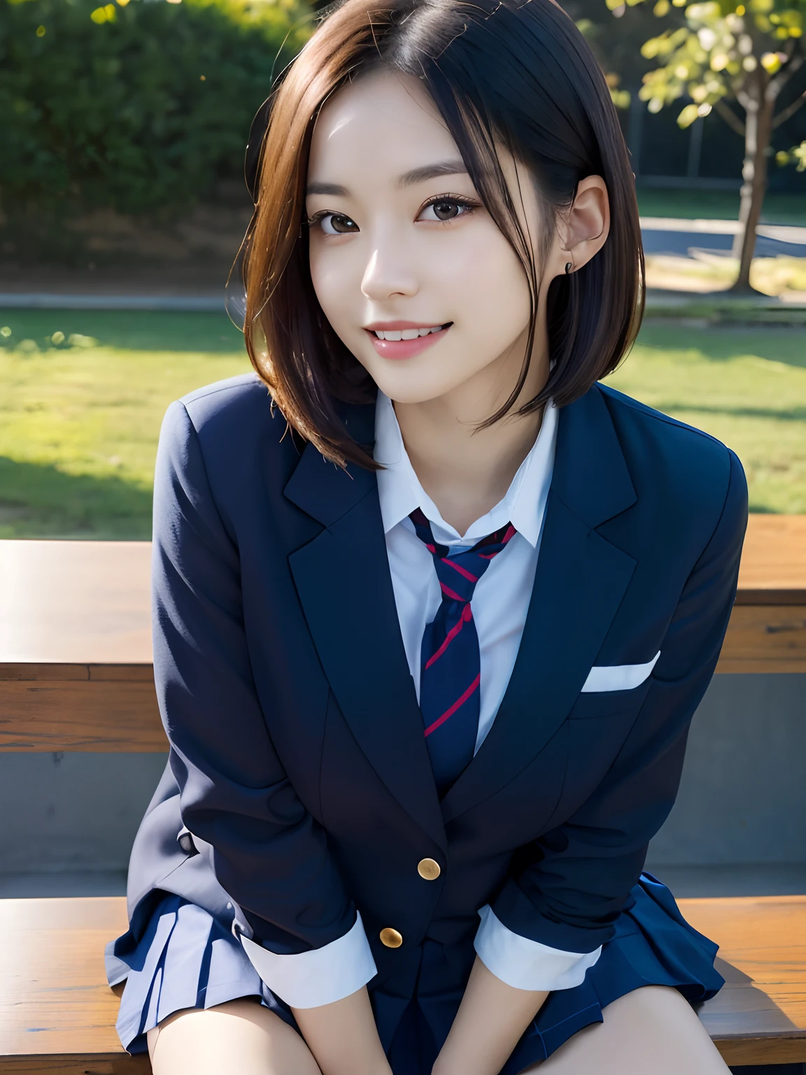 masutepiece, Best Quality, japanaese girl,1girl in, 8K, Raw photo, top-notch quality, masutepiece, nffsw:1.2, exceptionally detailed RAW color photo, professional-grade photograph, (Realistic, Photorealistic:1.37), (highly detailedskin:1.2), Ultra-high resolution, (lenz 50mm), (F/1.2),Exquisitely Detailed Eyes,Staring at the viewer,Show、Sleeping in bed、Show、
break
With 1 girl (There are many elderly people:1.4), Beautiful face, kawaii,(Smile:1.05),(20yr old, Large breasts, wide-hips,Straight hair, (Short hair), Black eyes, white fine skin,small mouth, high cheekbones (Definition), Sexy Pose,(Leaning forward:1.3),(The to the FW:1.1),White panties、Korean Idol、Nogizaka Idol、hposing Gravure Idol、Adults、女優、(masutepiece, top-quality:1.3), (Ultra detailed 8K cg:1.2), (hyper realisitic:1.35), (Photorealistic:1.45), (Realistic:1.4), Cowboy Shot,
1 beautiful Japanese girl, 22 years old, super model, Japanese Idol, __expression__, Large breasts, (sitting on the desk:1.1), (School uniform:1.4), (Spread legs:1.2),
(Park in the background:1.1),