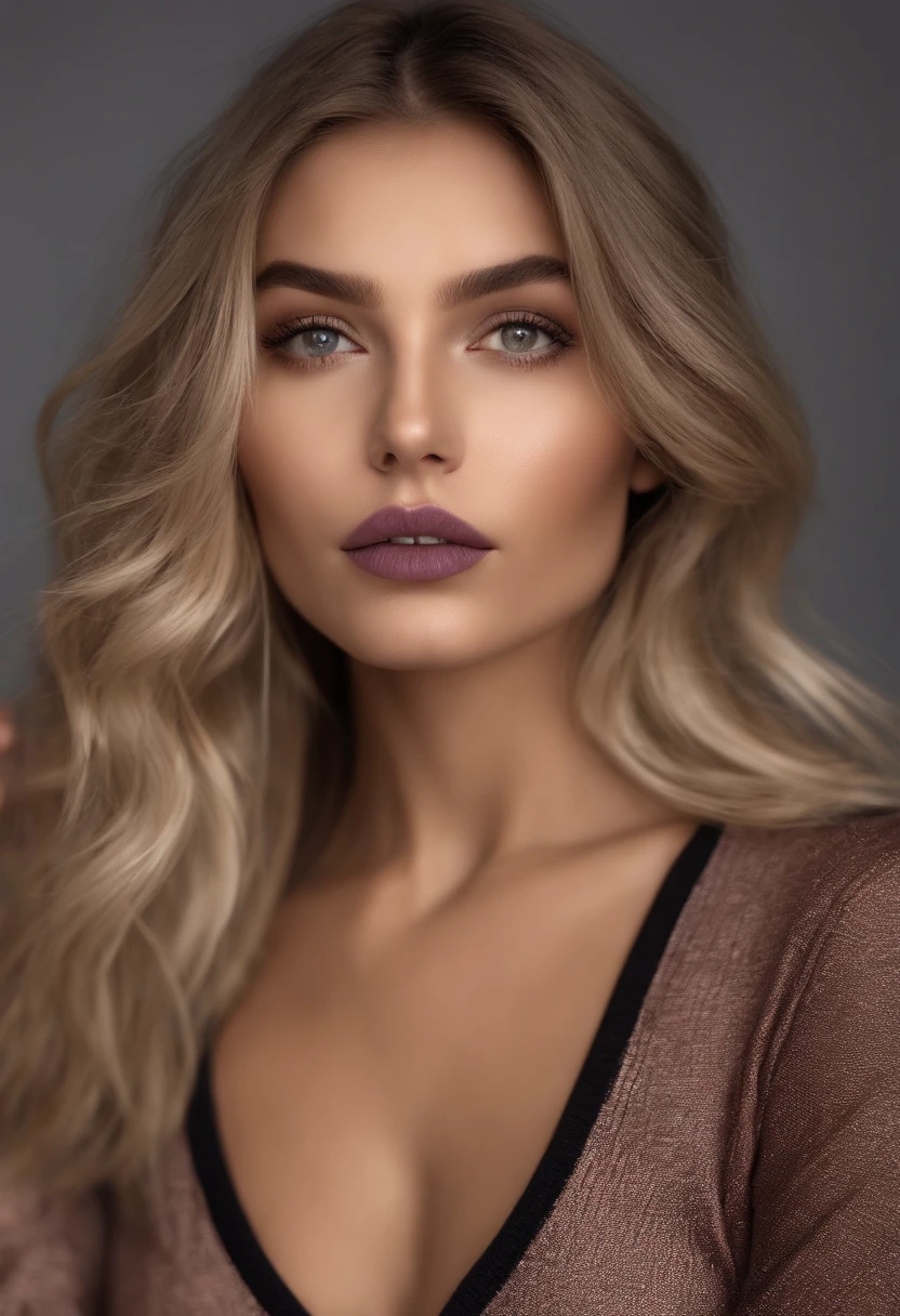 Espanic Woman Arafed Completely , fille sexy aux yeux bleus, ultra realist, Meticulously detailed, Portrait Sophie Mudd, cheveux blonds et grands yeux, selfie of a young woman, Yeux de chambre, Violet Myers, sans maquillage, maquillage naturel, looking straight at camera, Visage avec Artgram, Maquillage subtil, Great photo of the whole body kneeling on the bed, dans la chambre, Buste de grande taille