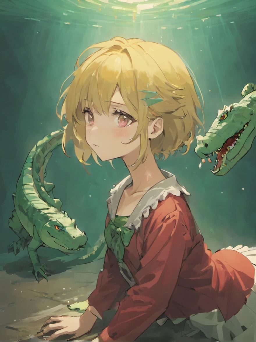 A young girl and a tentacle have sex until they climax,Tentacles moving around in her pussy,Too embarrassed face,Blonde short hair,Green Eyes,Naked and covered in semen,Height 30cm,Tentacled forest,Cute and naughty,Pant voice