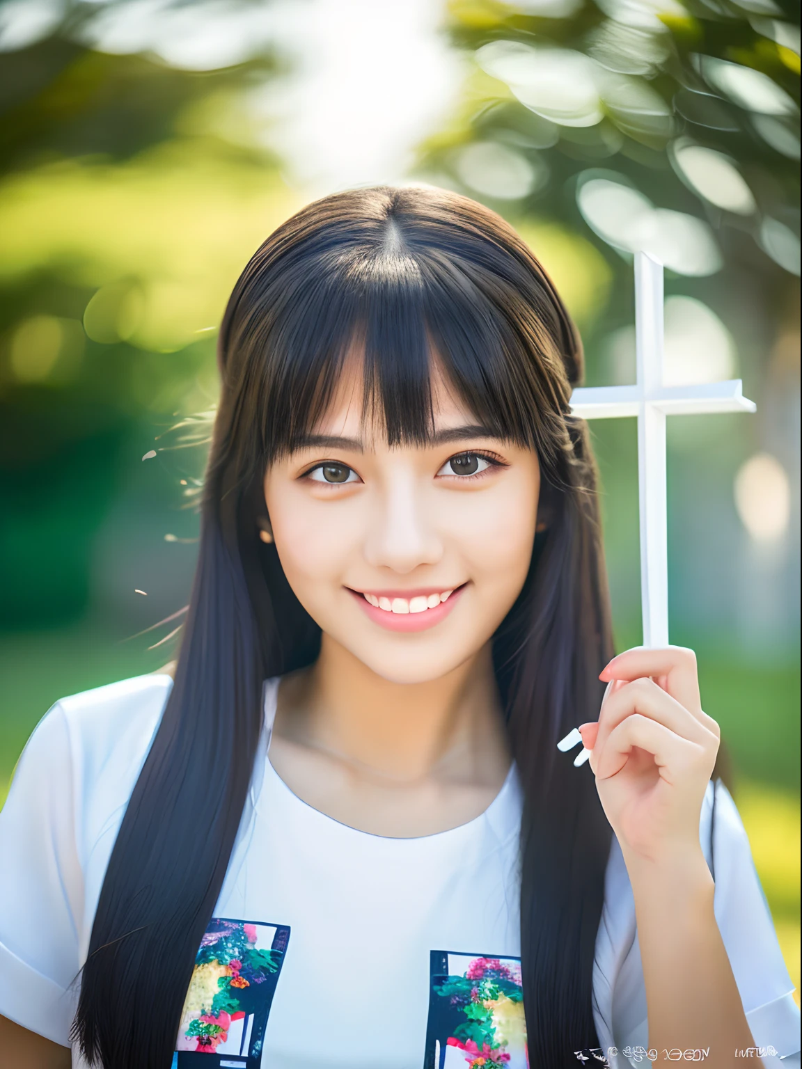 1 girl,full body,high school student,plain white t-shirt,light smile,
master piece,8k,(master piece,ultra high resolution:1.5),(master piece,photorealistic:1.5),(master piece,best quality,ultra detailed:1.5) master piece,detailed eyes,master piece,detailed face,