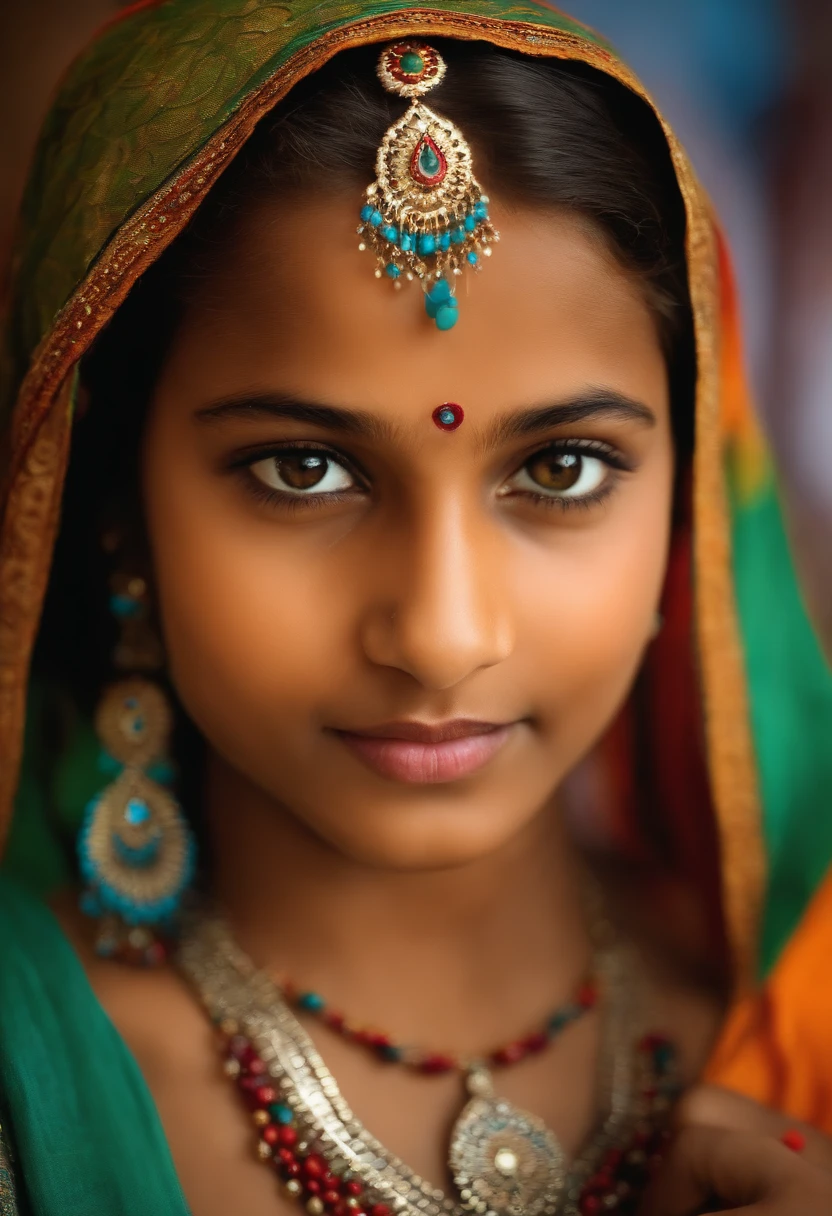  american teenage girl in indian clothes