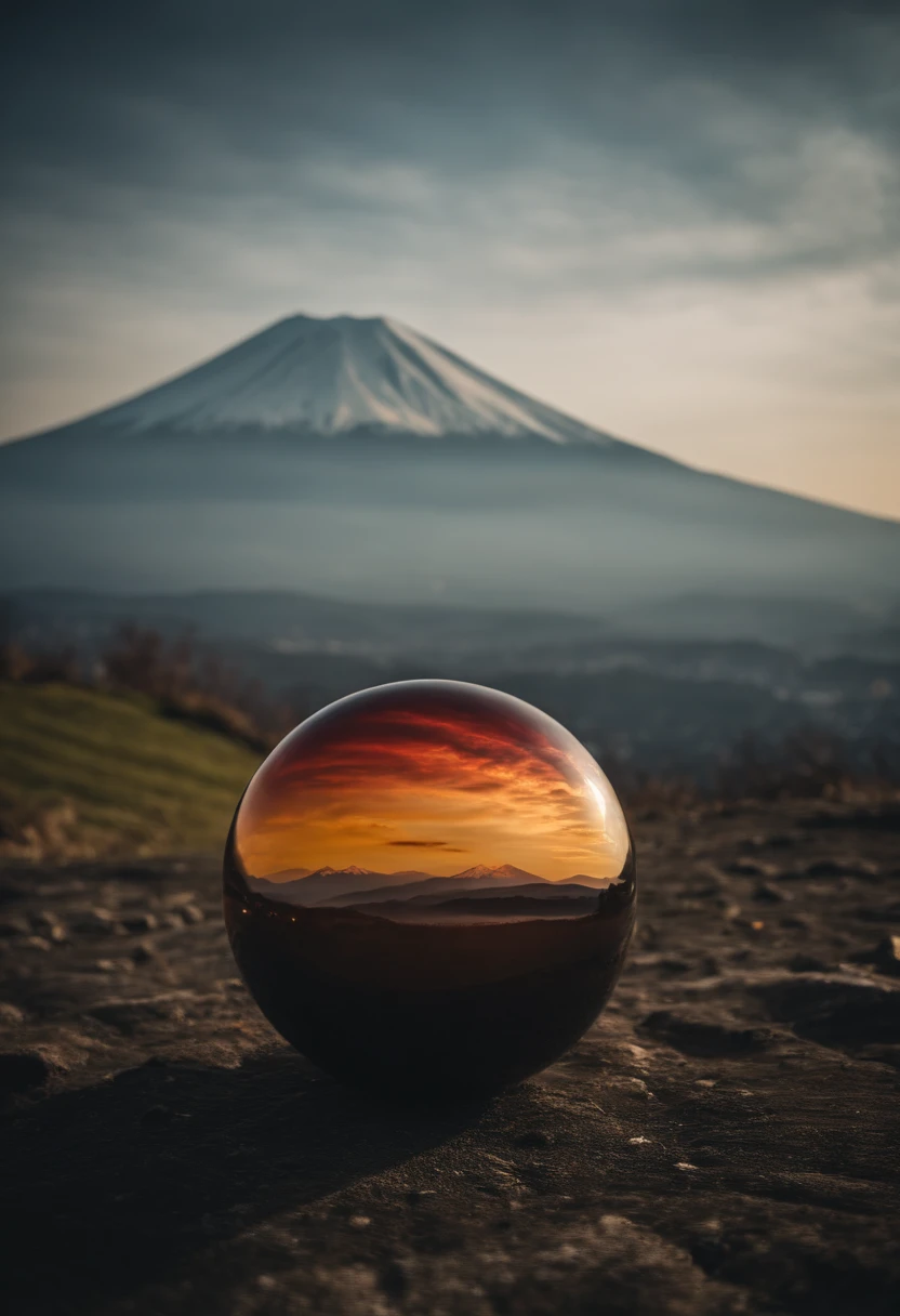 msgsphere ball on mountain fuji
