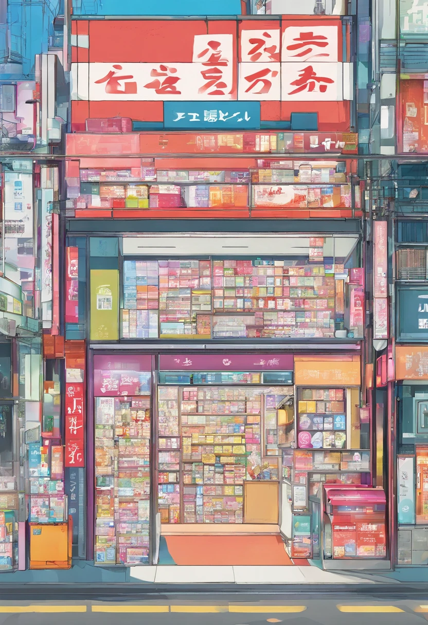 stationery shop front view