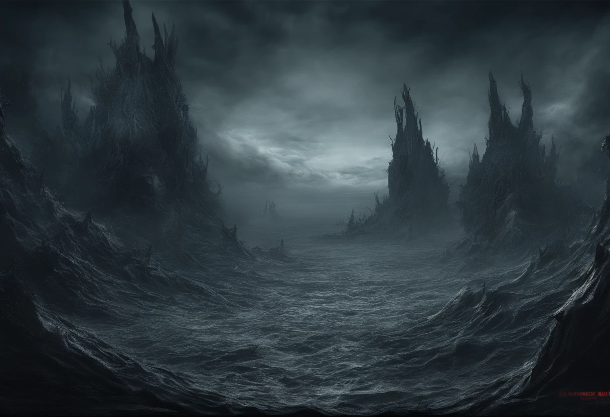 ocean floor,Undersea volcanic eruption,vapour,8K分辨率