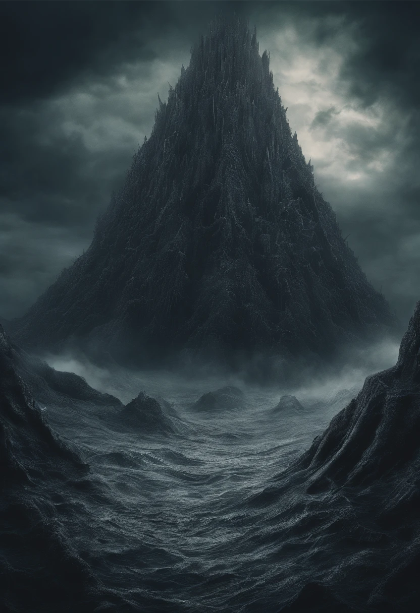 ocean floor,Undersea volcanic eruption,vapour,8K分辨率