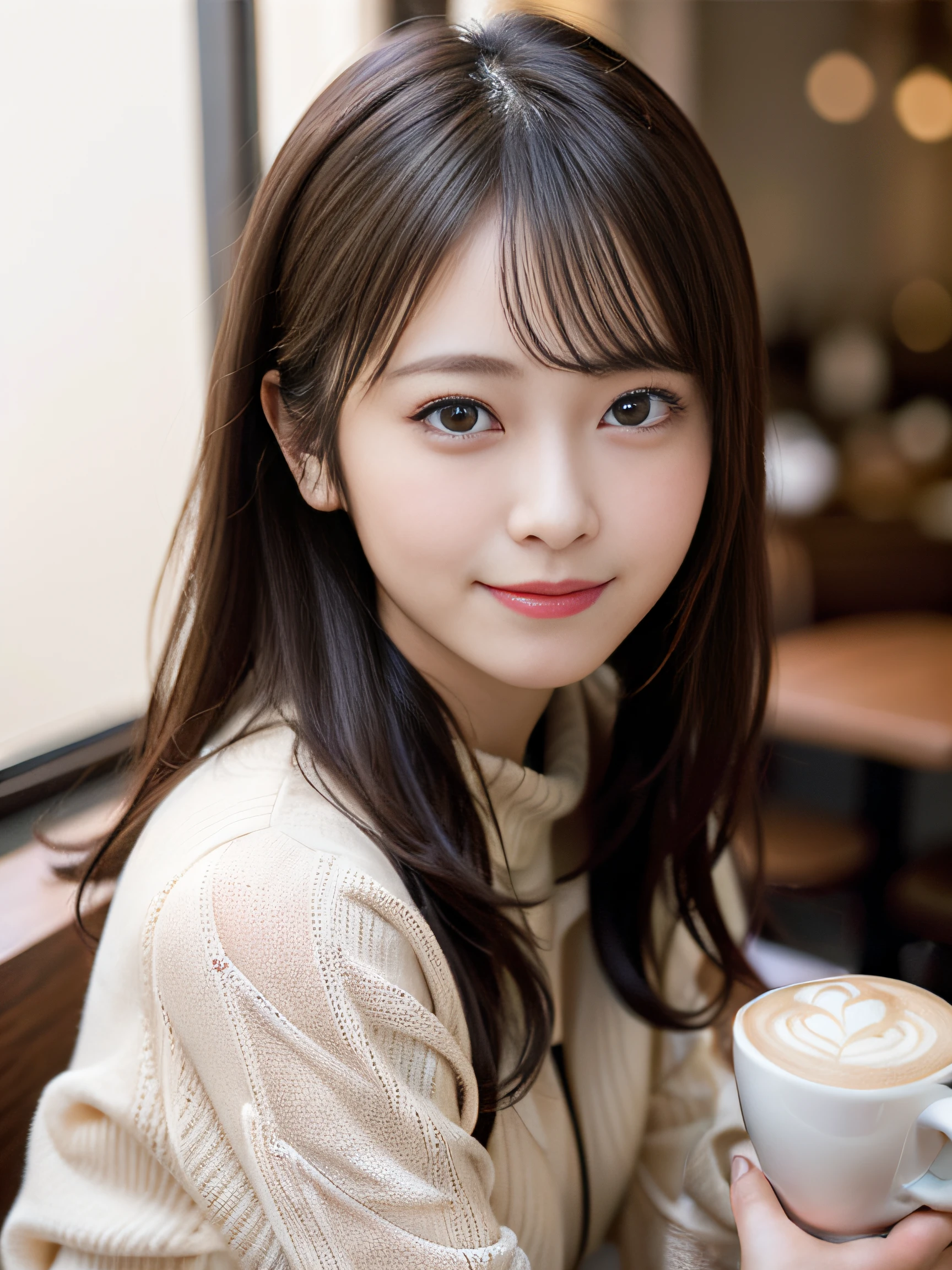 Inside the coffee shop
