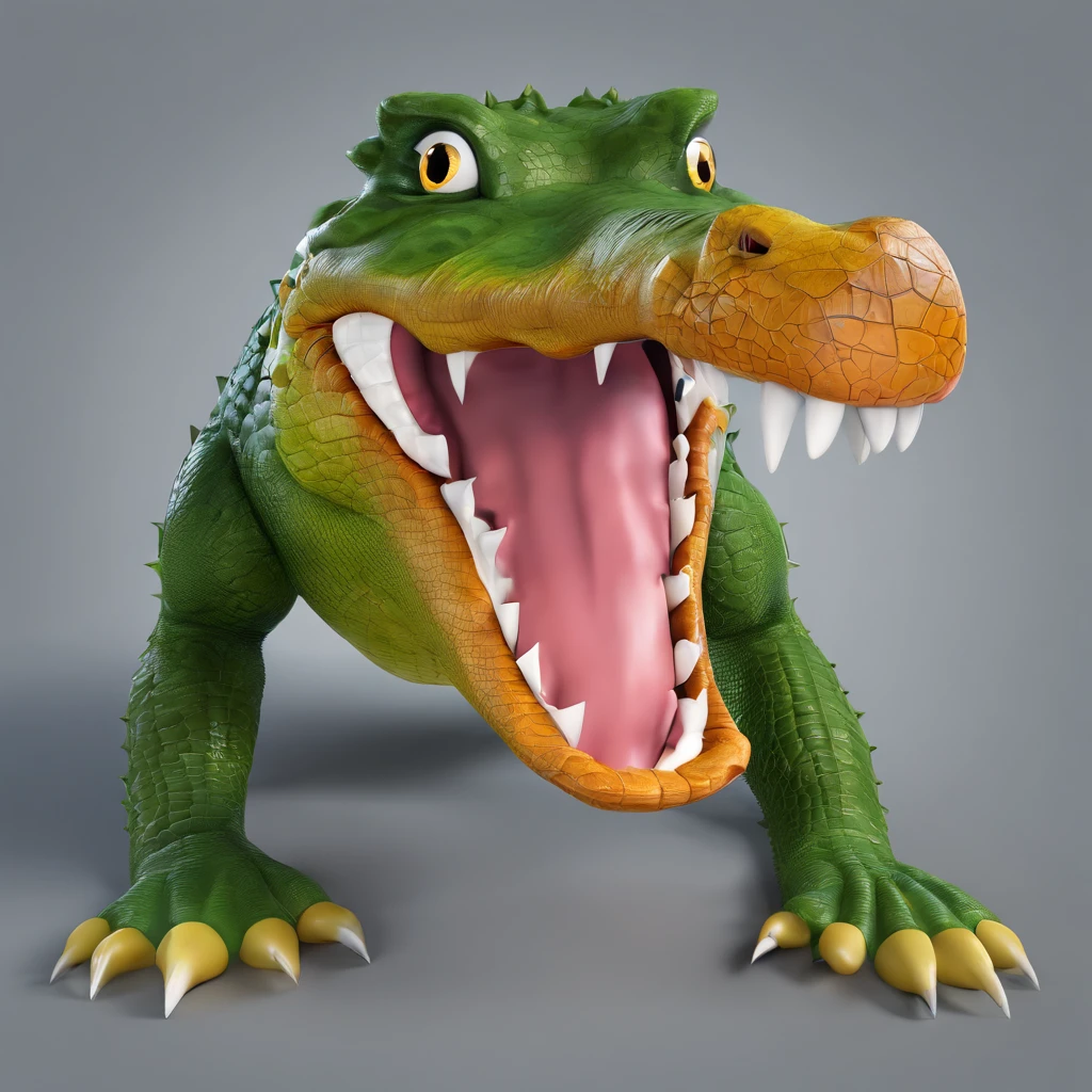 create a mascot of a pirate alligator like captain hook realistic disney  ,  alligator  ; alligator. alligator