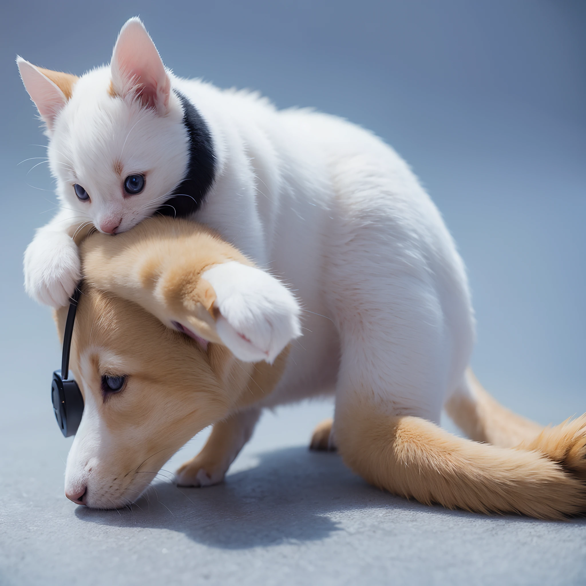 Build 1:1 pic,Anime style,Small animals,rendering,Focus