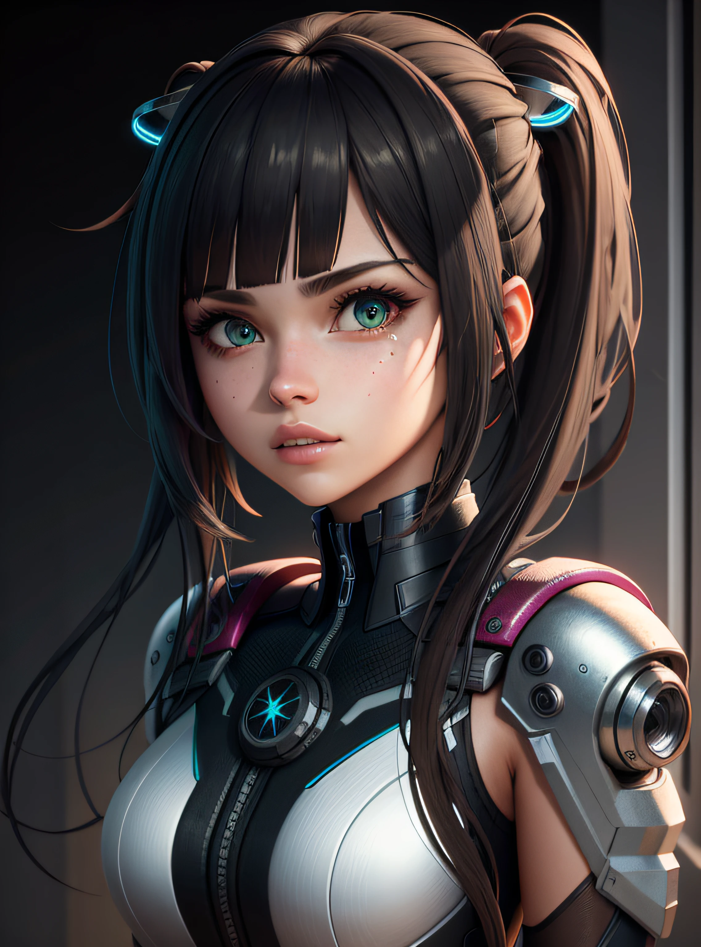 (((headshot))) (((Masterpiece))), best quality, ultra-detailed CG unity 8k wallpaper (1girl:1.3) (meko)