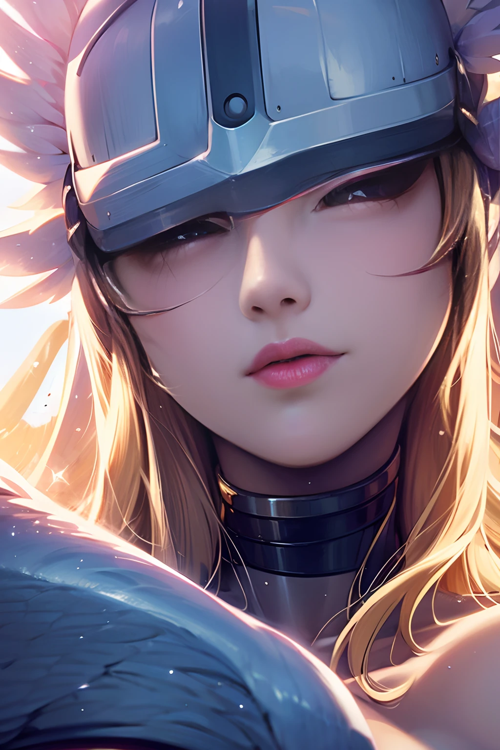 Angewomon,1girll，face closeups