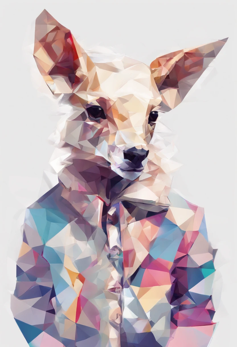 Perfect alignment, Cute little animal in jacket,Crystal Vase,Rose flower, Wearing sunglasses, cheerfulness, Standing position, Abstract beauty, Centered, Looking at the camera, Facing the camera, Approaching perfection, Dynamic, Highly detailed, Smooth, Sharp Focus, 8K, hight resolution, Illustration, art by carne griffiths and wadim kashin, White background