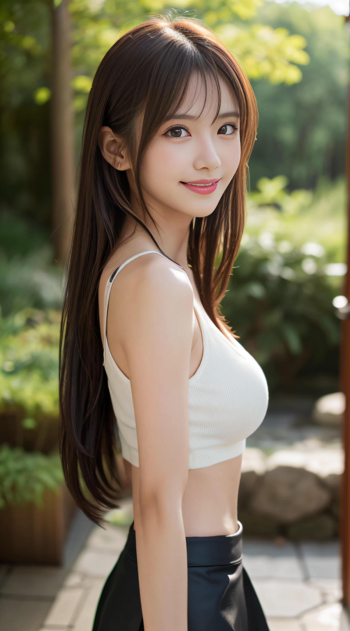 18-year-old smiling female classmate，Pure，Innocent，（best qualtiy，8K，tmasterpiece:1.3），Goose egg face，largeeyes，long eyelasher，Exquisite（live-action realistic style），Star-like eyes，Ultimate face，Photorealistic light and shadow，Clear facial features，Milky white skin，Fair skin， highdetailskin， Realistic skin details， Visible Pore，（Super detail），（perfect bodies：1.1），long whitr hair，traditional garb，ethnic clothing，（dynamicposes），((Dynamic background((volumettic light：1.3)) ，bamboo forrest，mountain water