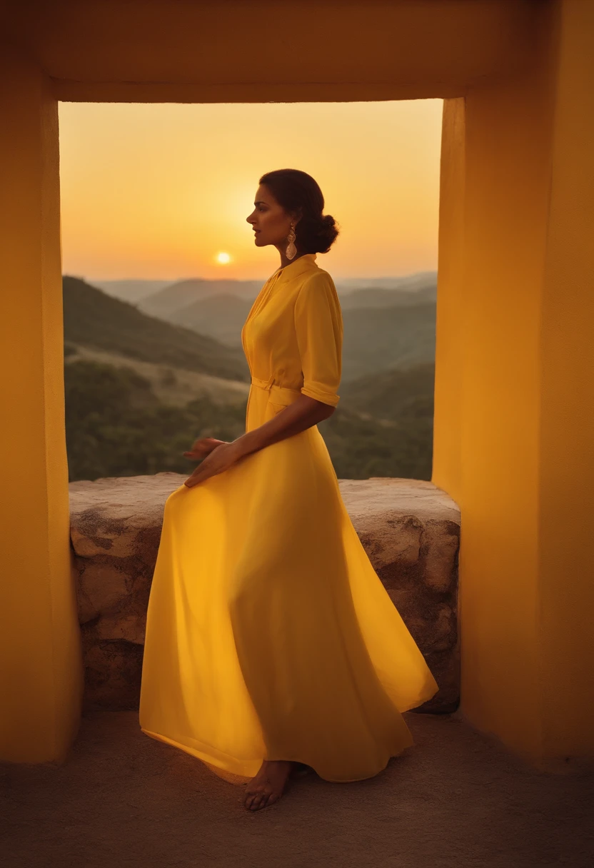 sol amarelo.