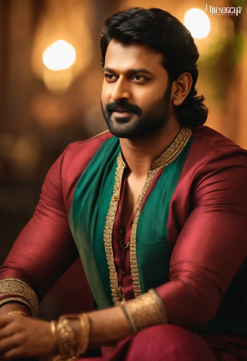 Prabhas in mass outfit