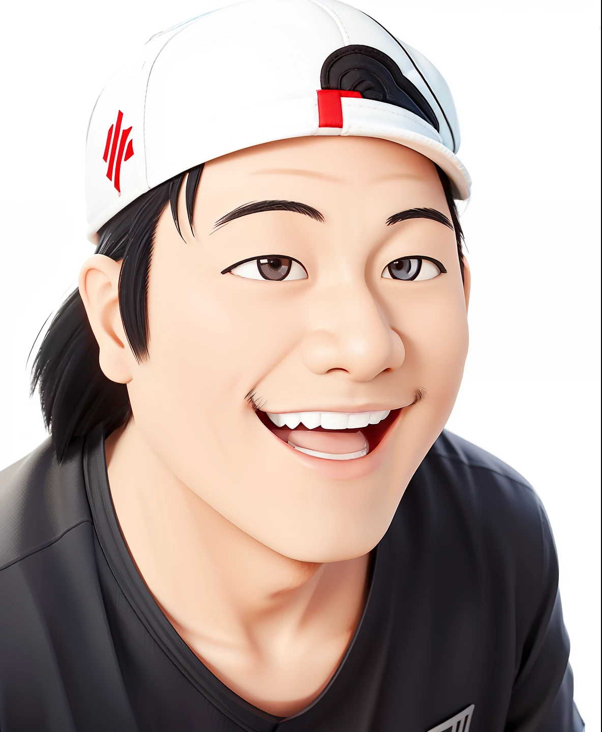 smiling asian man with a baseball cap and a black shirt, steven jung, peter chan, chris chan, miyamoto abduzeedo, allan lee, ken wong, kim jung giu, fujita goro!, timothy kong, pan ren wei, paul lung, bao pnan, ross tan, hong june hyung, kim jung gi, ben lo, ren heng