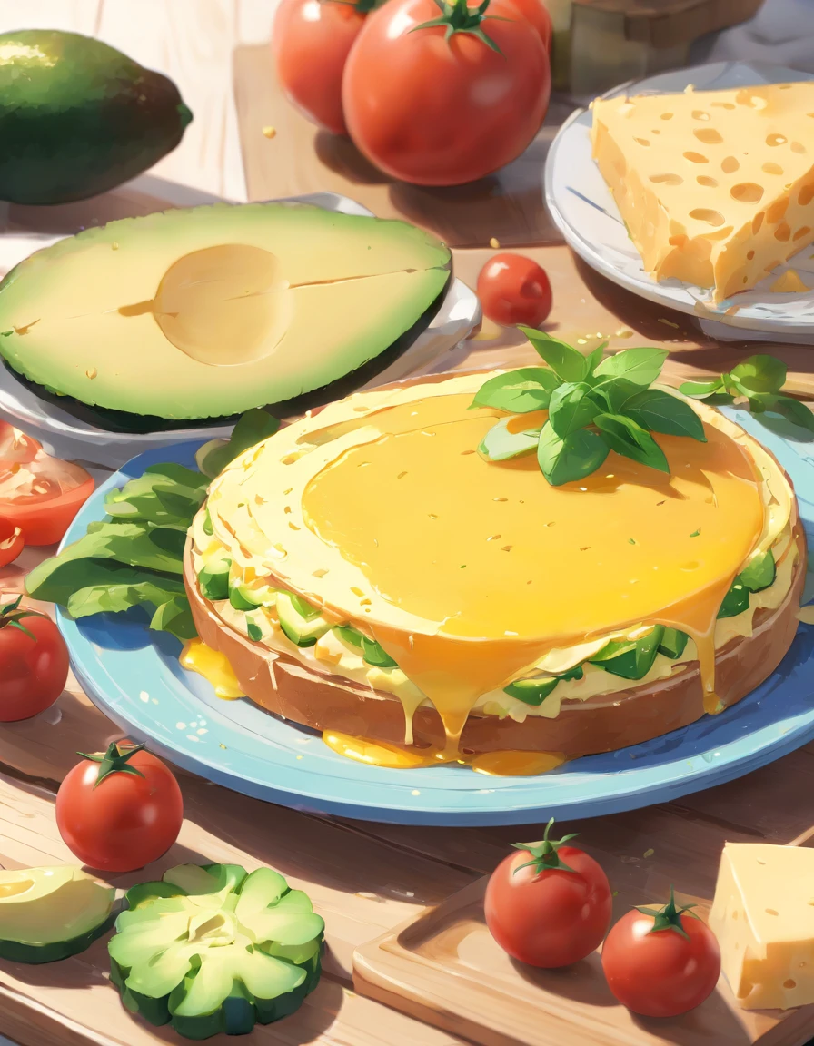 (best quality,4k,8k,highres,masterpiece:1.2),ultra-detailed,realistic,healthy omelette sandwiches,whole wheat bread,lettuce,tomatoes,avocados,low-fat cheese,white background,subject,delicious-looking omelette,crispy bread, fresh and green lettuce, juicy red tomatoes,ripe and creamy avocados,low-fat and perfectly melted cheese,highlighted subject,impeccable food presentation,appetizing colors,oil-free cooking style,perfectly balanced ingredients,hygienic and sanitary conditions.