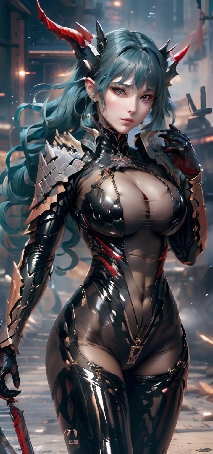 (( (tmasterpiece),(Very detailed CG Unity 8K wallpaper),best qualtiy,cinmatic lighting,细致背景,beatiful detailed eyes,Bright pupils,(Very fine and beautiful),(Beautiful and detailed eyes description),ultra - detailed,tmasterpiece,hight resolution)), Curly, Richly decorated armor, a beautiful woman warrior, (◯◯Hair-:1.3), cleavage of the breast