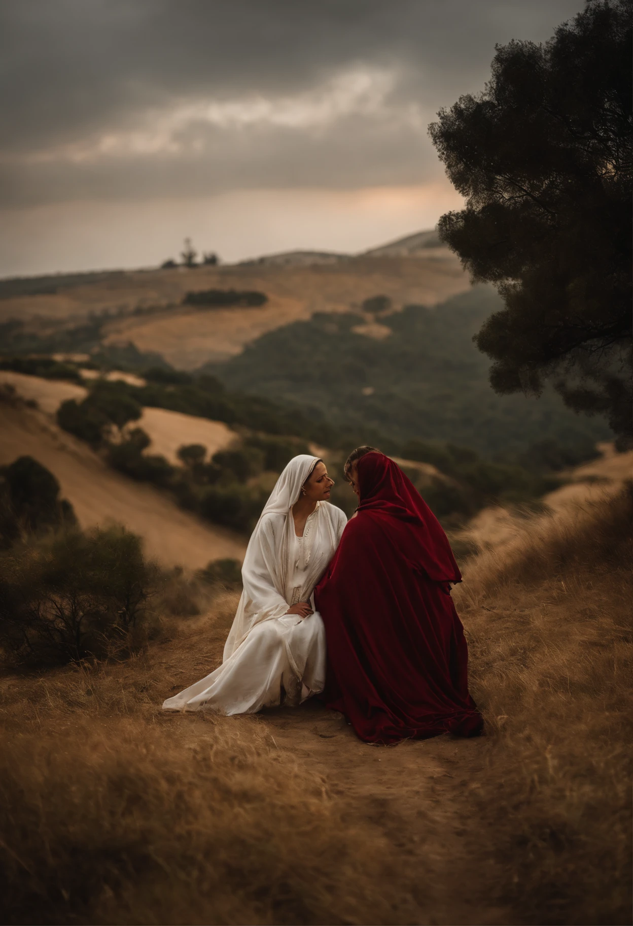 el "dama" met the Nazarene at the top of the hill.
Marta, Seeing Jesus, He threw himself at his feet, Giving vent to her tears, al tiempo que
exclamaba entre grandes gritos: «¡Master, Been here, mi hermano no hubiera
muerto!»
Jesus, Entonces, He bent down and after picking her up he said: "Ten fe, And your brother will rise again.