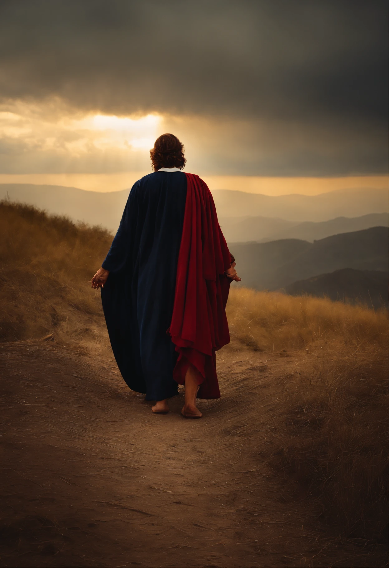 el "dama" met the Nazarene at the top of the hill.
Marta, Seeing Jesus, He threw himself at his feet, Giving vent to her tears, al tiempo que
exclamaba entre grandes gritos: «¡Master, Been here, mi hermano no hubiera
muerto!»
Jesus, Entonces, He bent down and after picking her up he said: "Ten fe, And your brother will rise again.