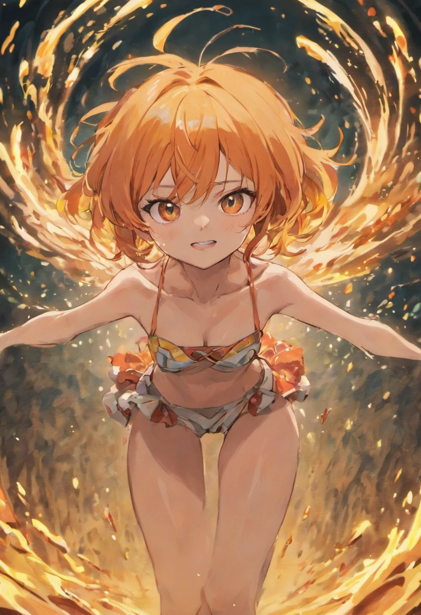 Cleavege, Nami from One piece, Anime Style, white background