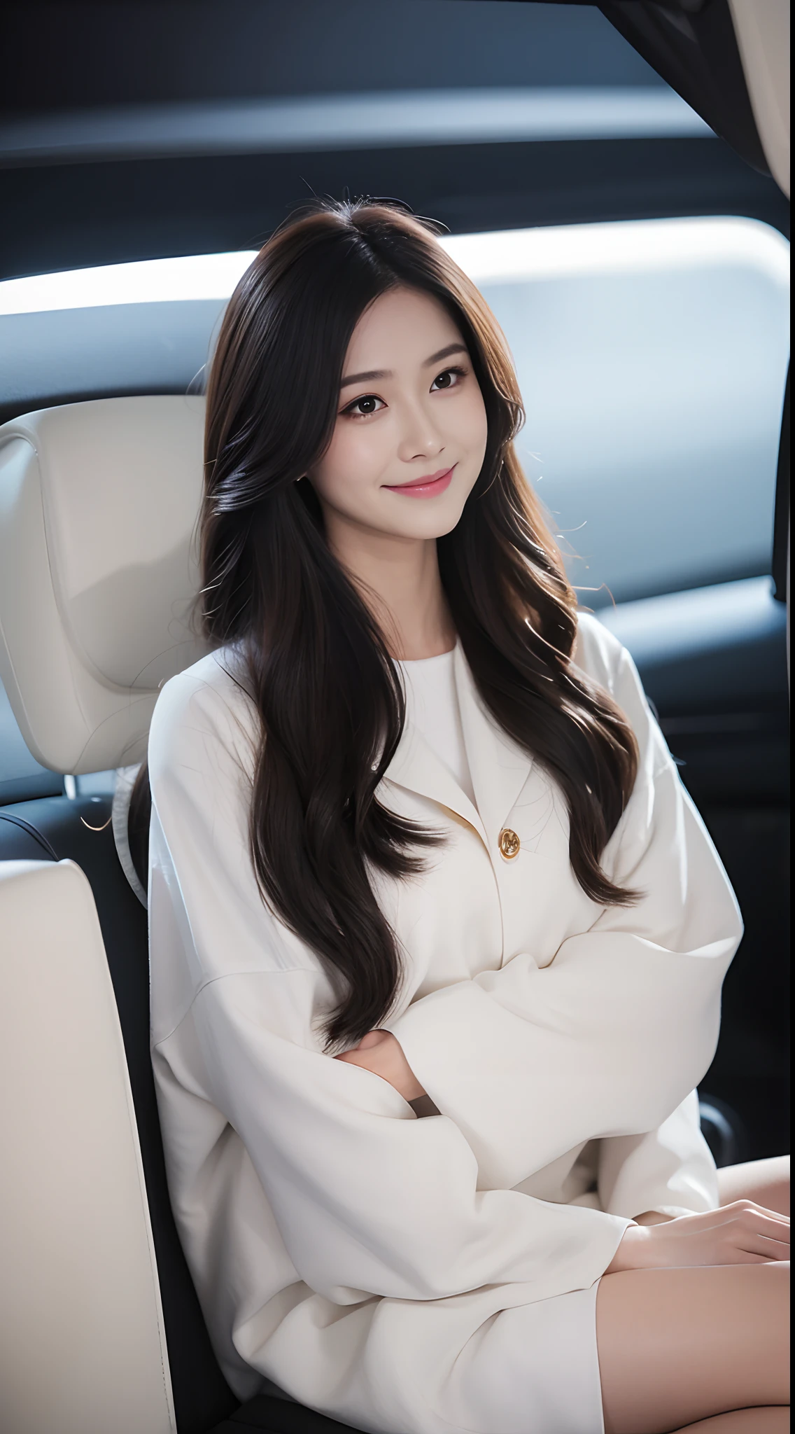 1girll,Fake smile,sideface,mid - length hair,In the dark,deepshadow