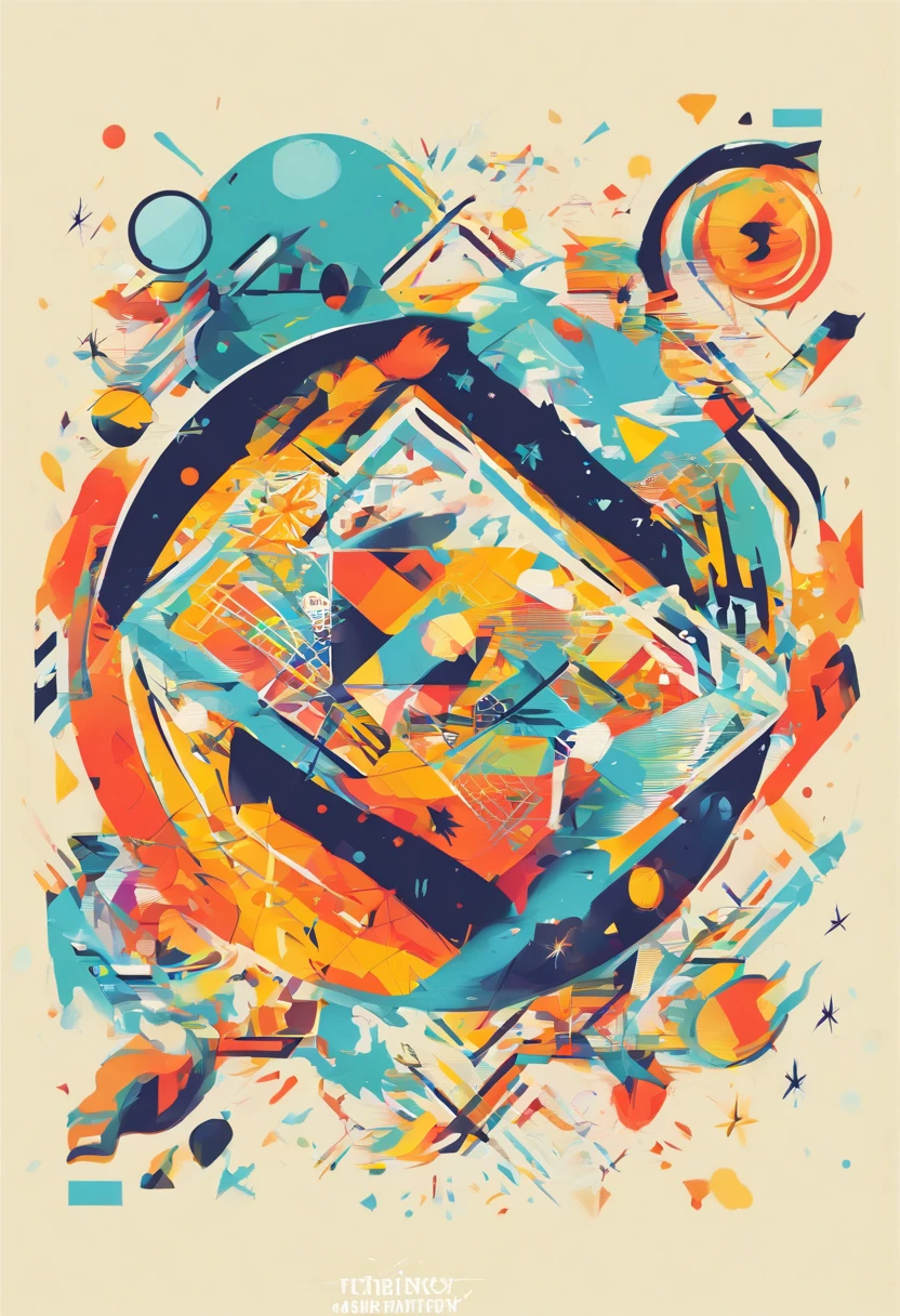 print for men's t-shirt, vector illustration
