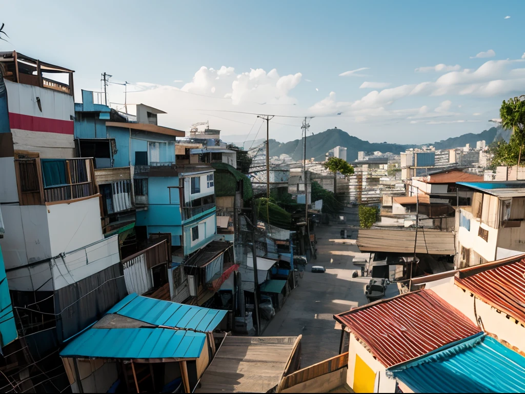 favela,made of wood,Colorful Ultra HD