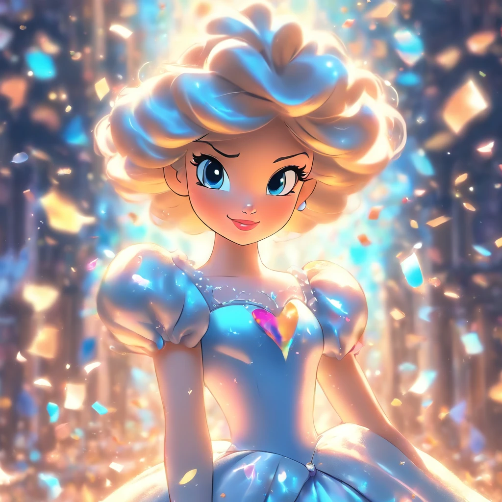 Cinderella, Confetti with soft autumn leaves, Fluctuating ether depth of field, Distorted reality, Unobtrusive haute couture sci-fi activewear, Iridescent pigment powder, Holga medium format camera, Lower body