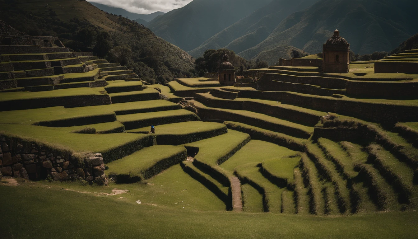 a photo of an incredible landscape of Cusco Machu Pichu, tomada con Sony Alpha a9 II y Sony FE 24-70 mm F2,Objetivo 8 GM II, luz natural, hyperrealism photography, ultra detallada