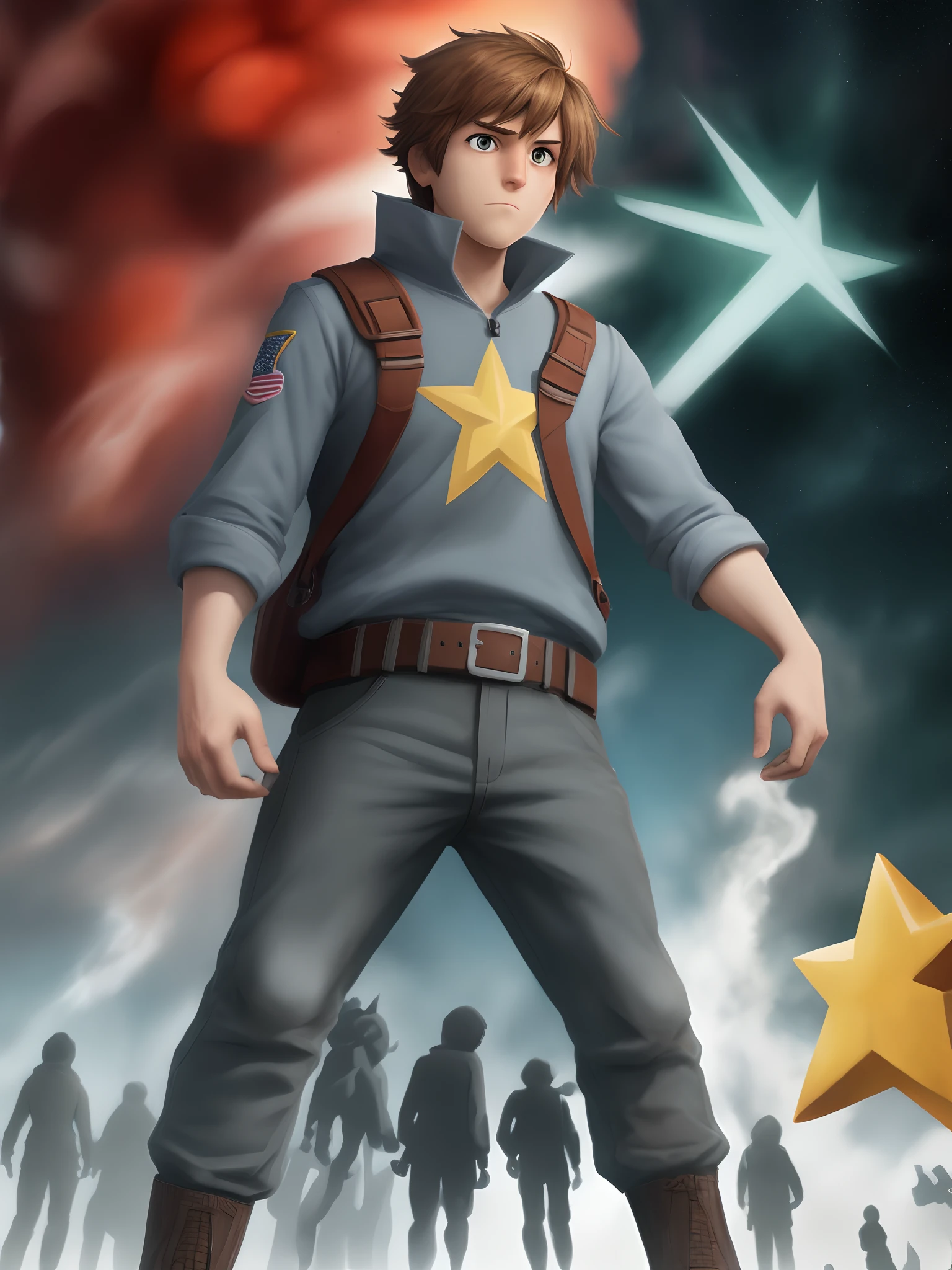 an animated character，United States，Protagonist star